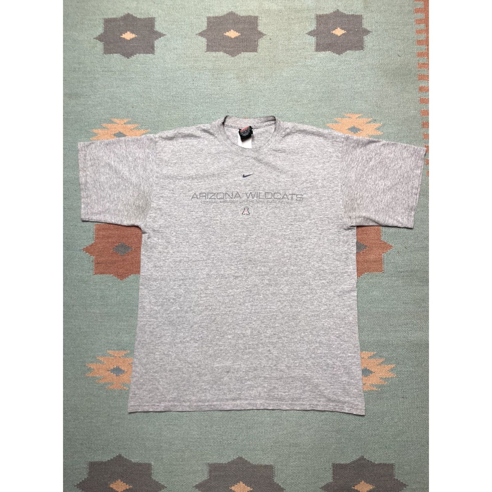 Nike VINTAGE Nike T-Shirt Double-Sided Arizona Wildcats Check Gray M Mens Size US M / EU 48-50 / 2 - 3 Thumbnail