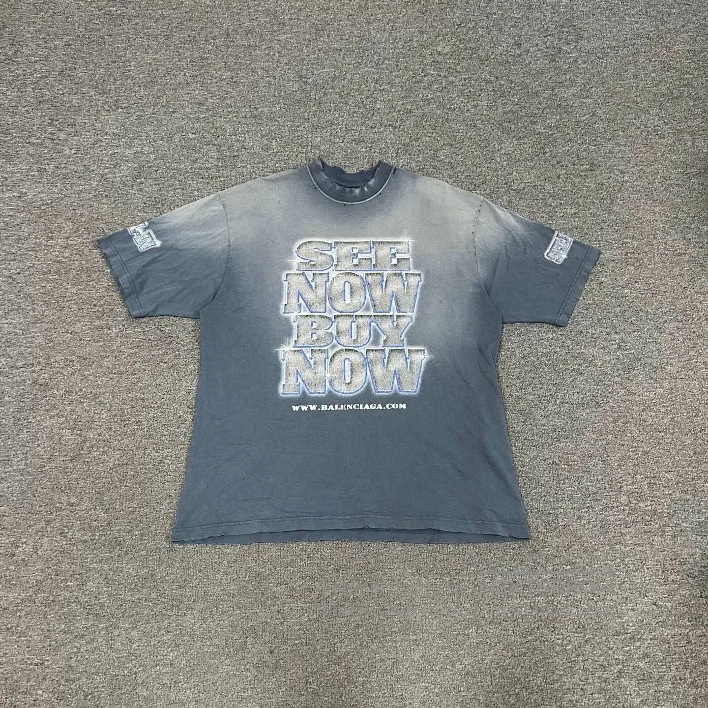 Balenciaga Balenciaga Diamond Washed Blue Short. Size US L / EU 52-54 / 3 - 1 Thumbnail