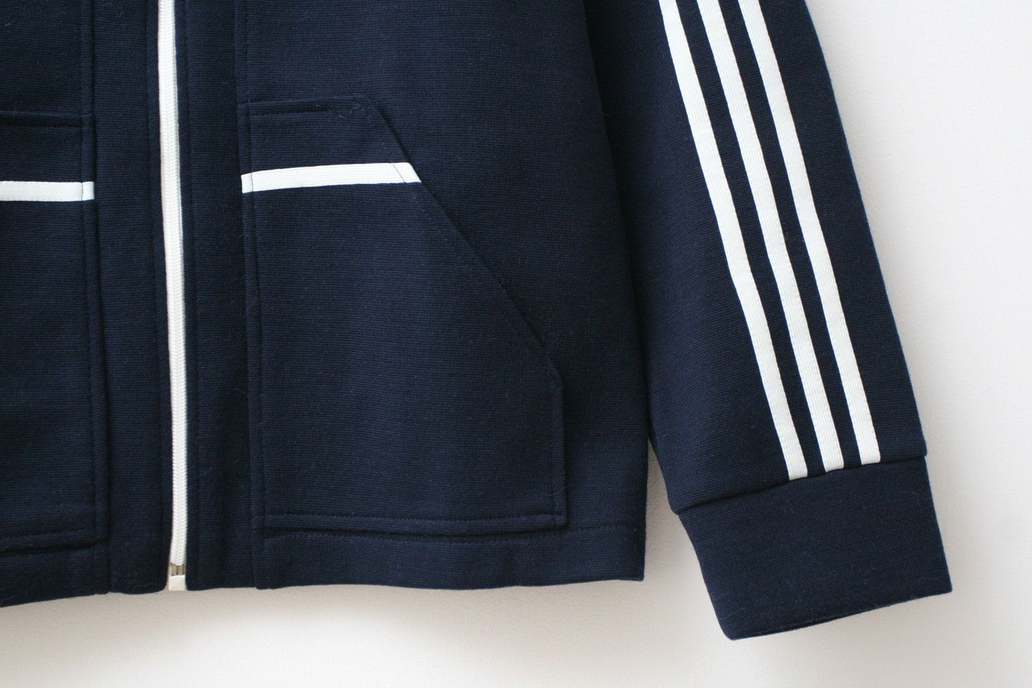 Adidas Vintage 60s 70s Adidas West Germany Knit Jacket Track Top Size US M / EU 48-50 / 2 - 3 Thumbnail