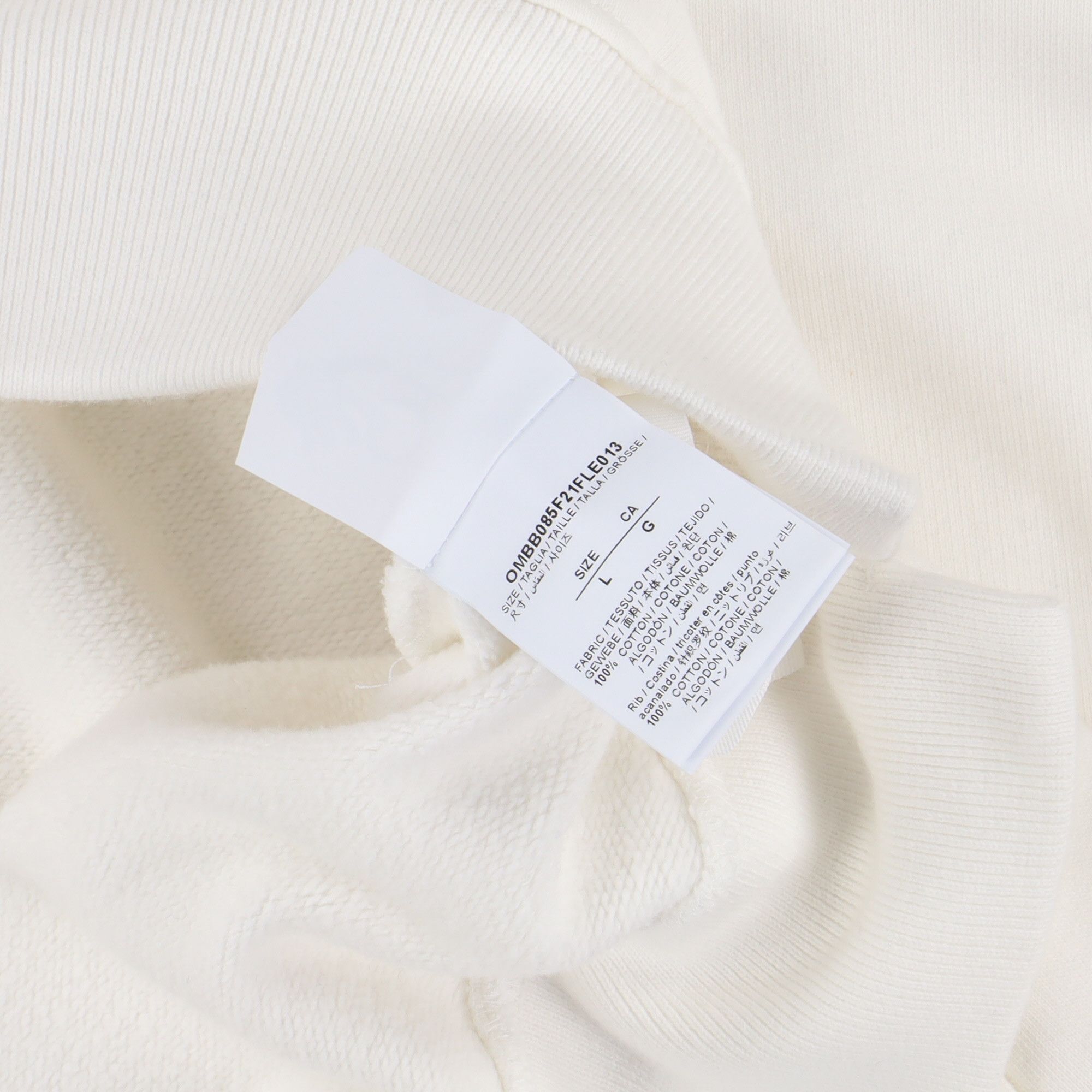 Off-White White Caravaggio Boy Oversized Skate Hoodie Size US L / EU 52-54 / 3 - 7 Thumbnail