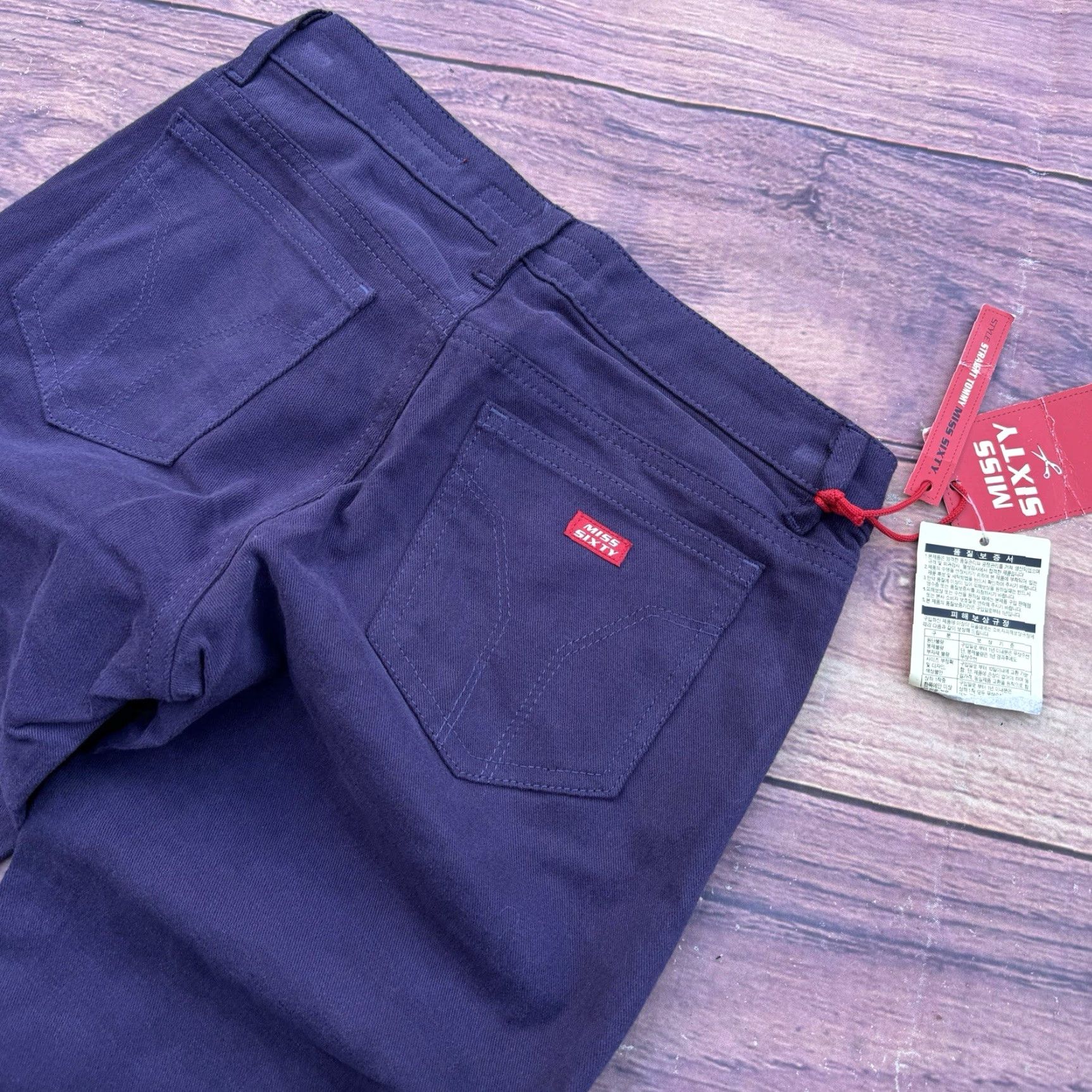 Miss Sixty VINTAGE Miss Sixty Jeans Flared Pants 27 Purple Denim Italy Women's Regular Size 27 Jeans Miss Sixty 60s Theme Size 27" / US 4 / IT 40 - 6 Thumbnail