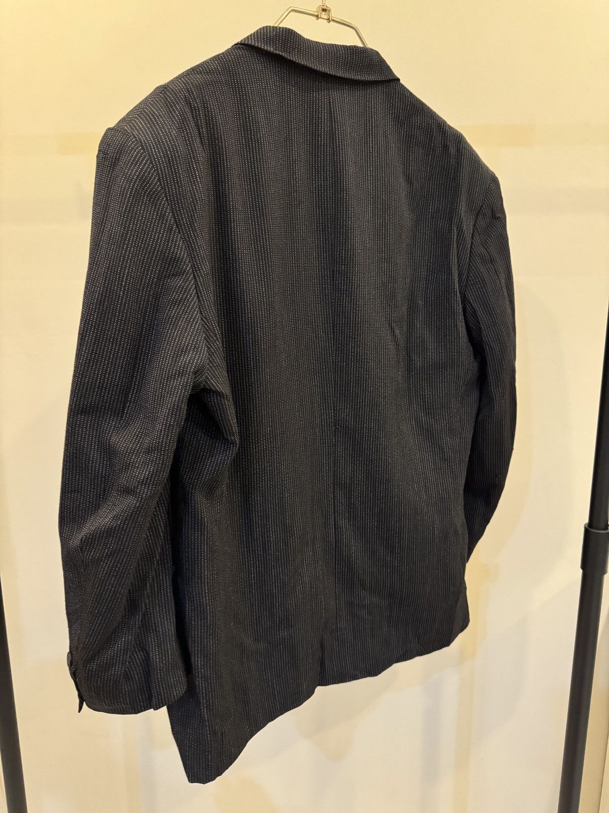 Yohji Yamamoto Yohji Yamamoto Wabash Striped Blazer Size 38S - 3 Thumbnail