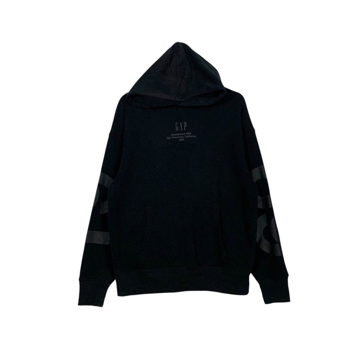 Gap GAP Center Logo Pullover Black Hoodies Sweatshirt #1789-C79 Size US S / EU 44-46 / 1 - 1 Thumbnail