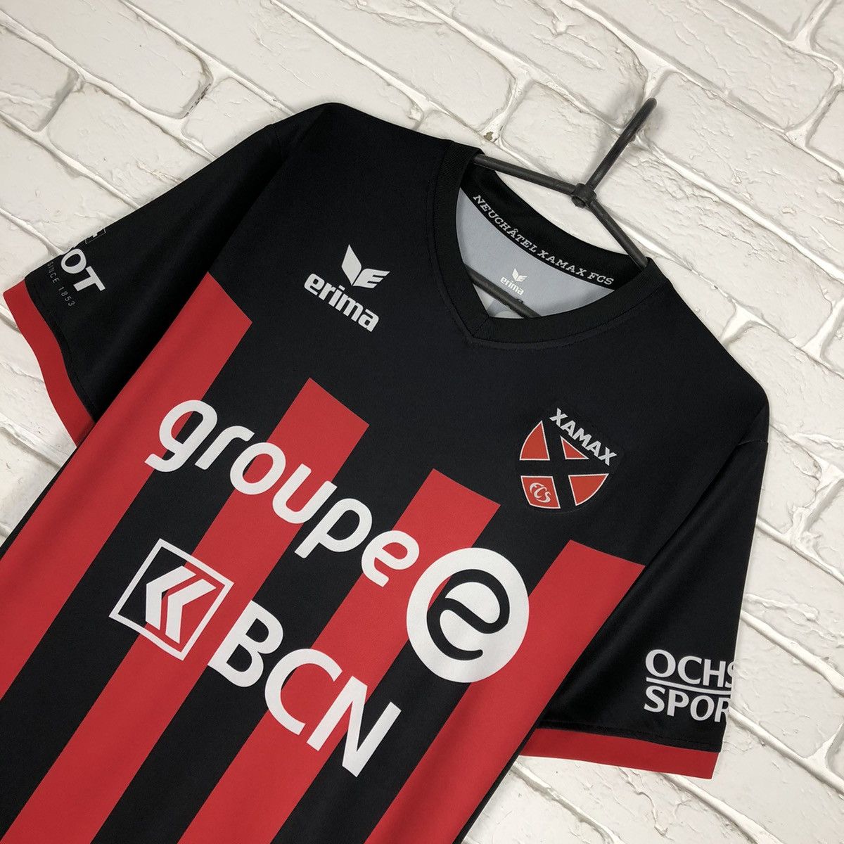 Erima Neuchatel Xamax 2019 2020 home soccer jersey Size US M / EU 48-50 / 2 - 2 Thumbnail