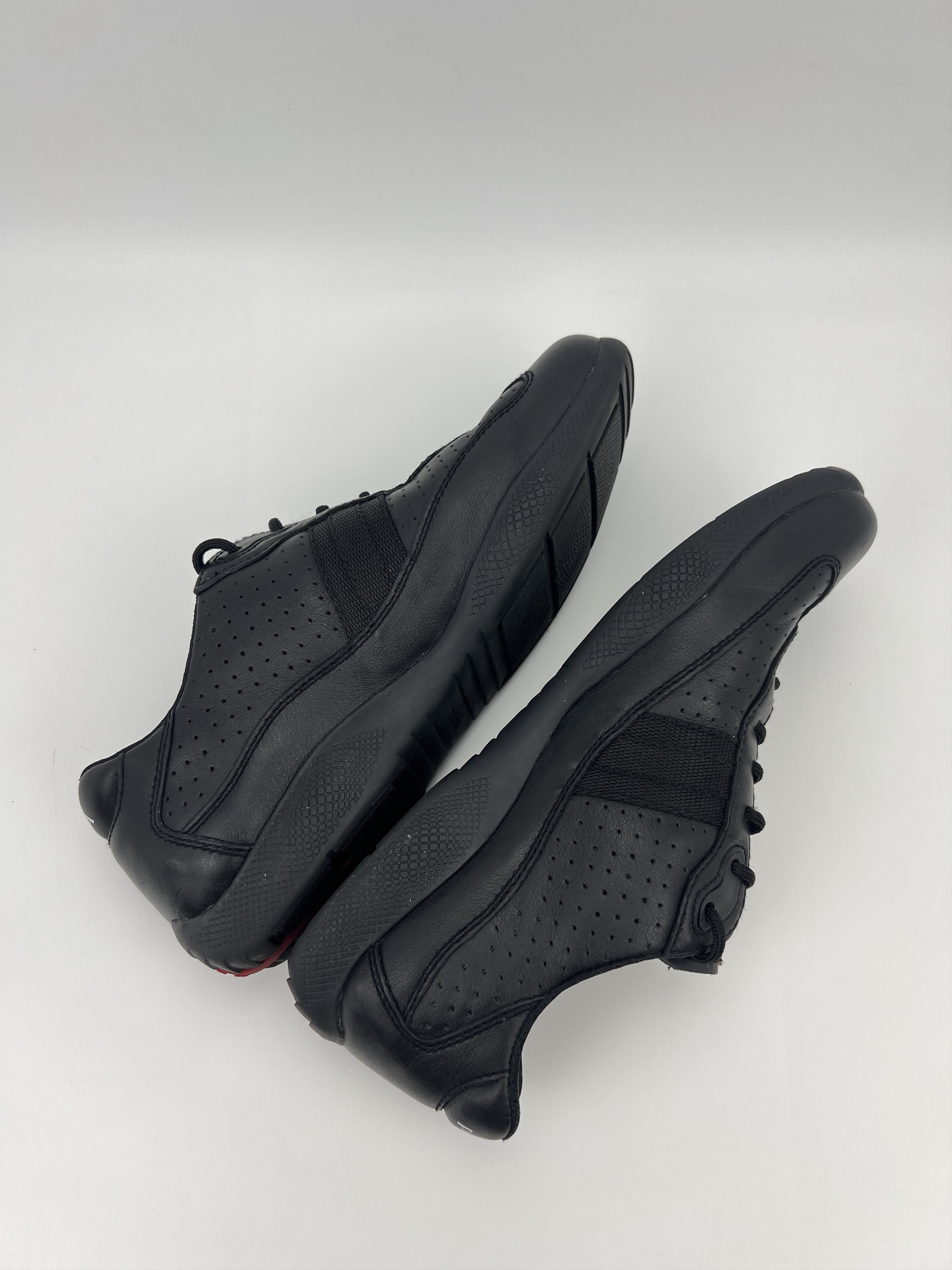 Prada Vintage Prada America's Cup Black Leather Sneakers Women's Size US 8 / IT 38 - 6 Thumbnail