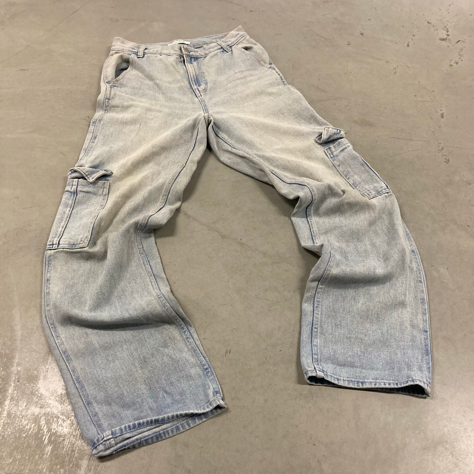 Vintage Baggy y2k Pacsun Cargo Pants 27x32 Size US 27 - 1 Thumbnail