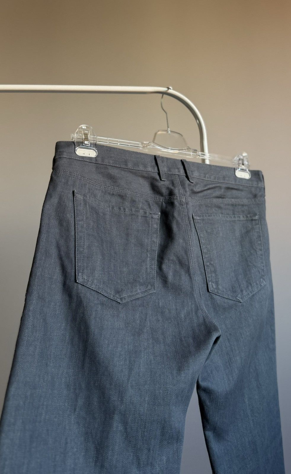 Simon Miller Simon Miller M001 Grey Slim Straight Japanese Denim Jeans Size US 36 / EU 52 - 9 Thumbnail