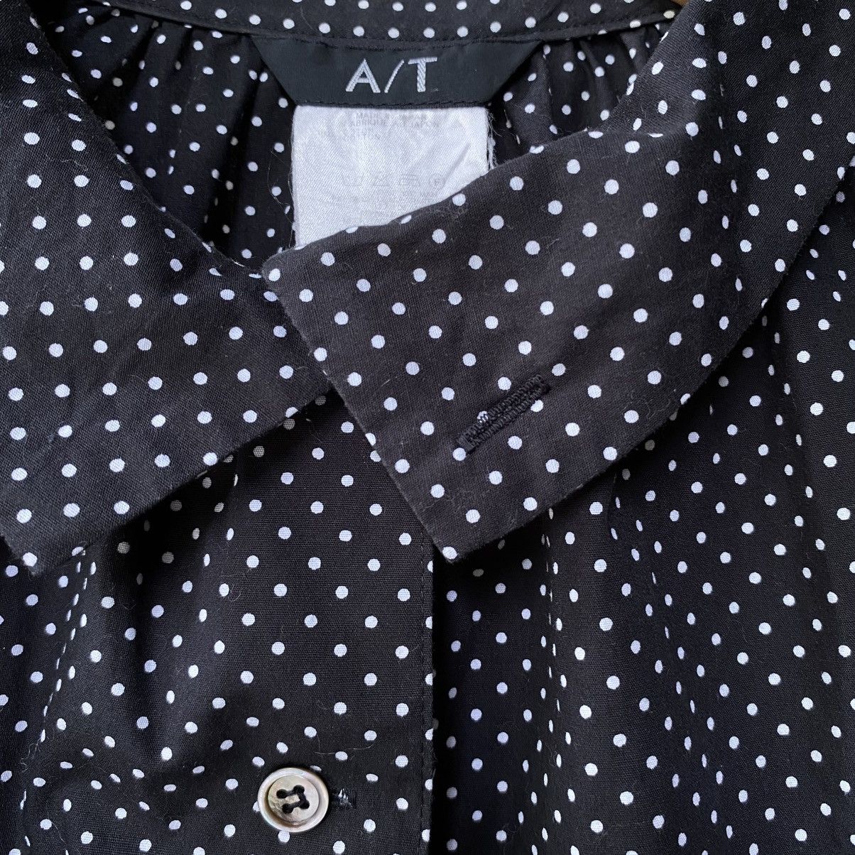 Japanese Brand A/T Black Dot Blouse with Peter Pan Collar Size S / US 4 / IT 40 - 7 Thumbnail
