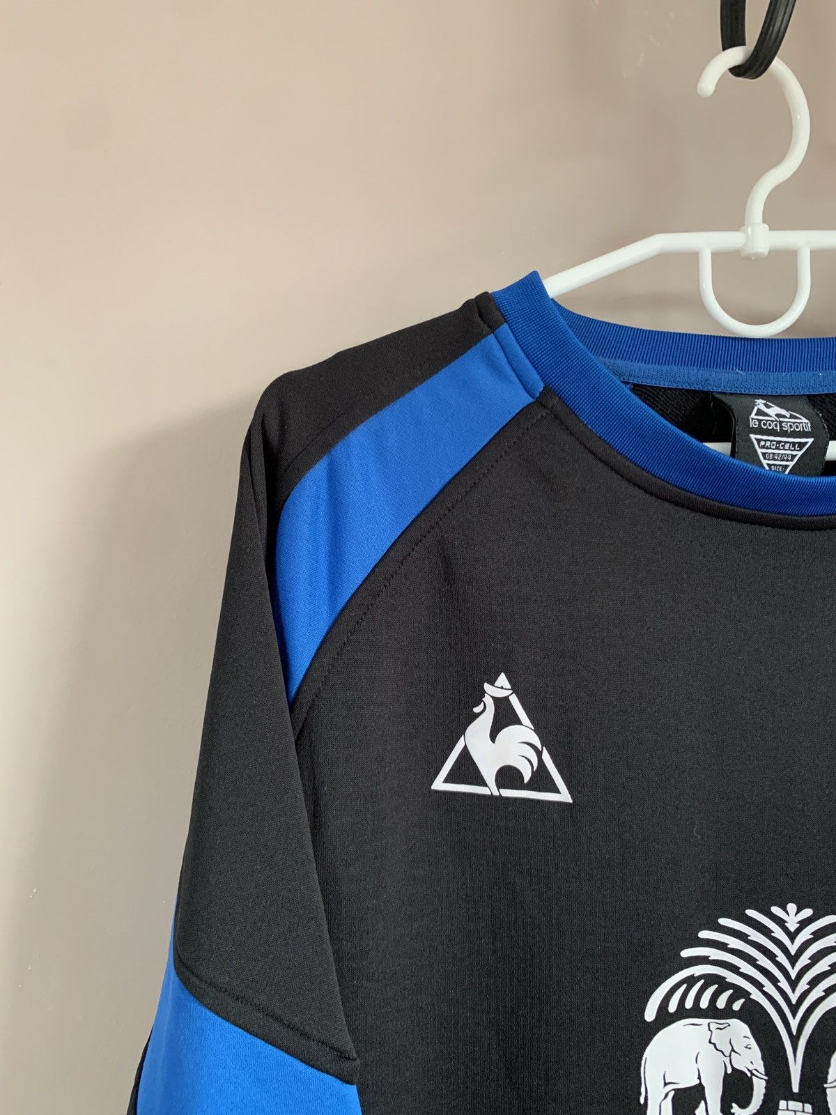 Le Coq Sportif Everton Vintage Football Sweatshirt Le Coq Sportif Soccer L Size US L / EU 52-54 / 3 - 4 Thumbnail