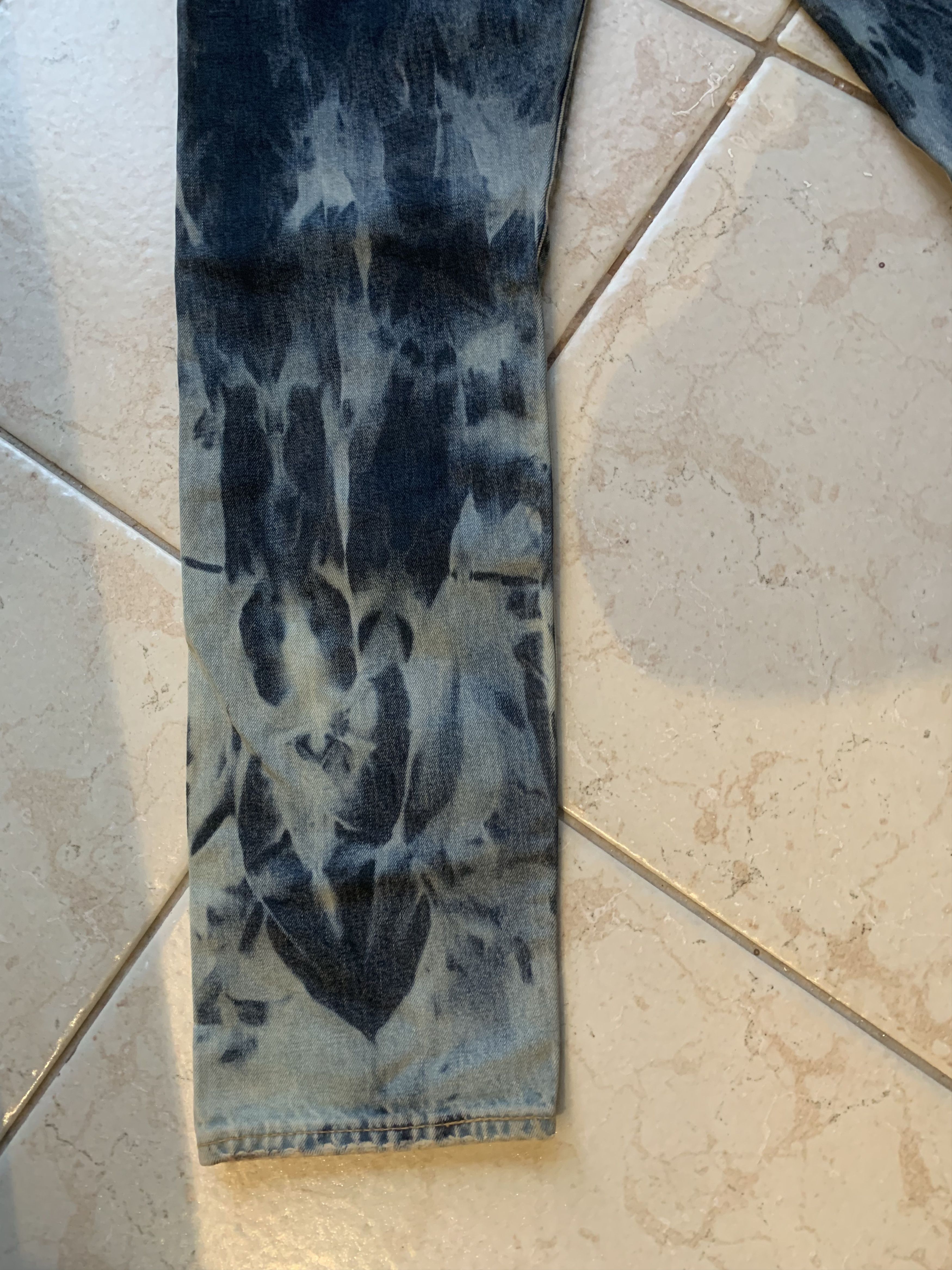 Levi's Brand new Levis + awesome bleached custom “ghosts shades” Size US 32 / EU 48 - 6 Thumbnail