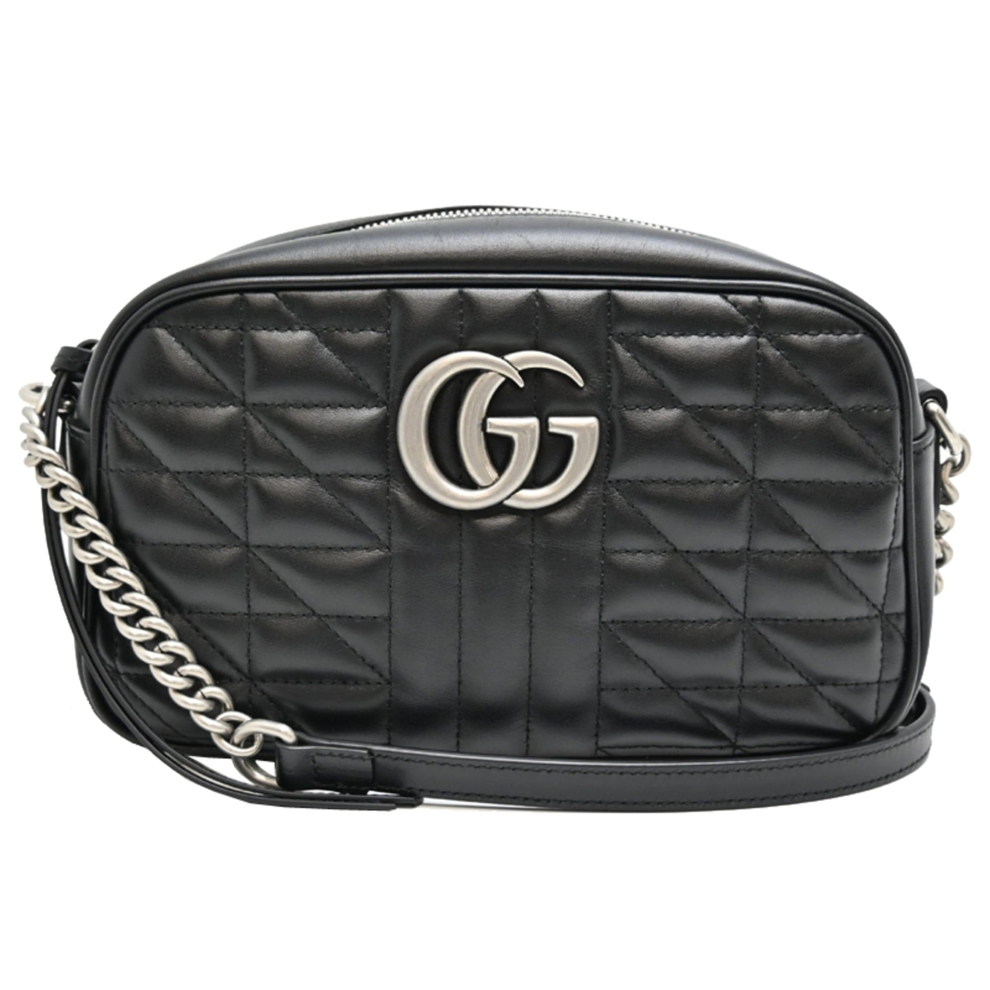 Gucci Gucci GG Marmont Shoulder Bag for Women, Leather, Black, 447632 Size ONE SIZE - 1 Thumbnail