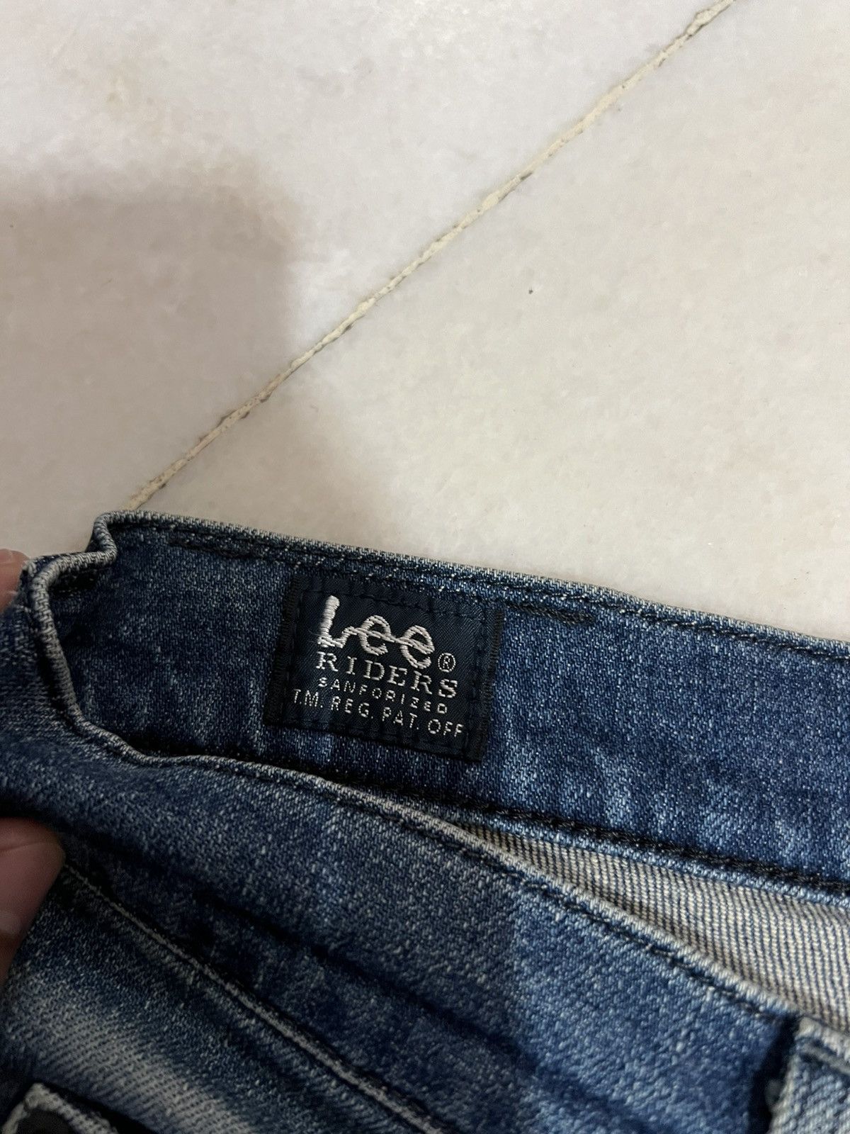 If Six Was Nine × Japanese Brand × Lee 🌈Lee Riders Distressed Mud Wash Jean Size US 29 - 9 Thumbnail