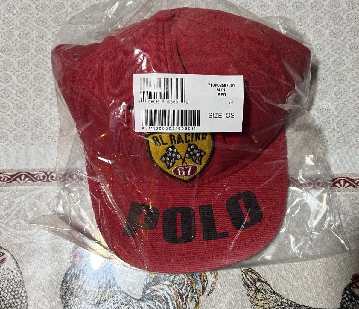 Polo Ralph Lauren Polo Ralph Lauren Logo Patch Twill Ball Cap Rl Red SnapBack Size ONE SIZE - 4 Thumbnail
