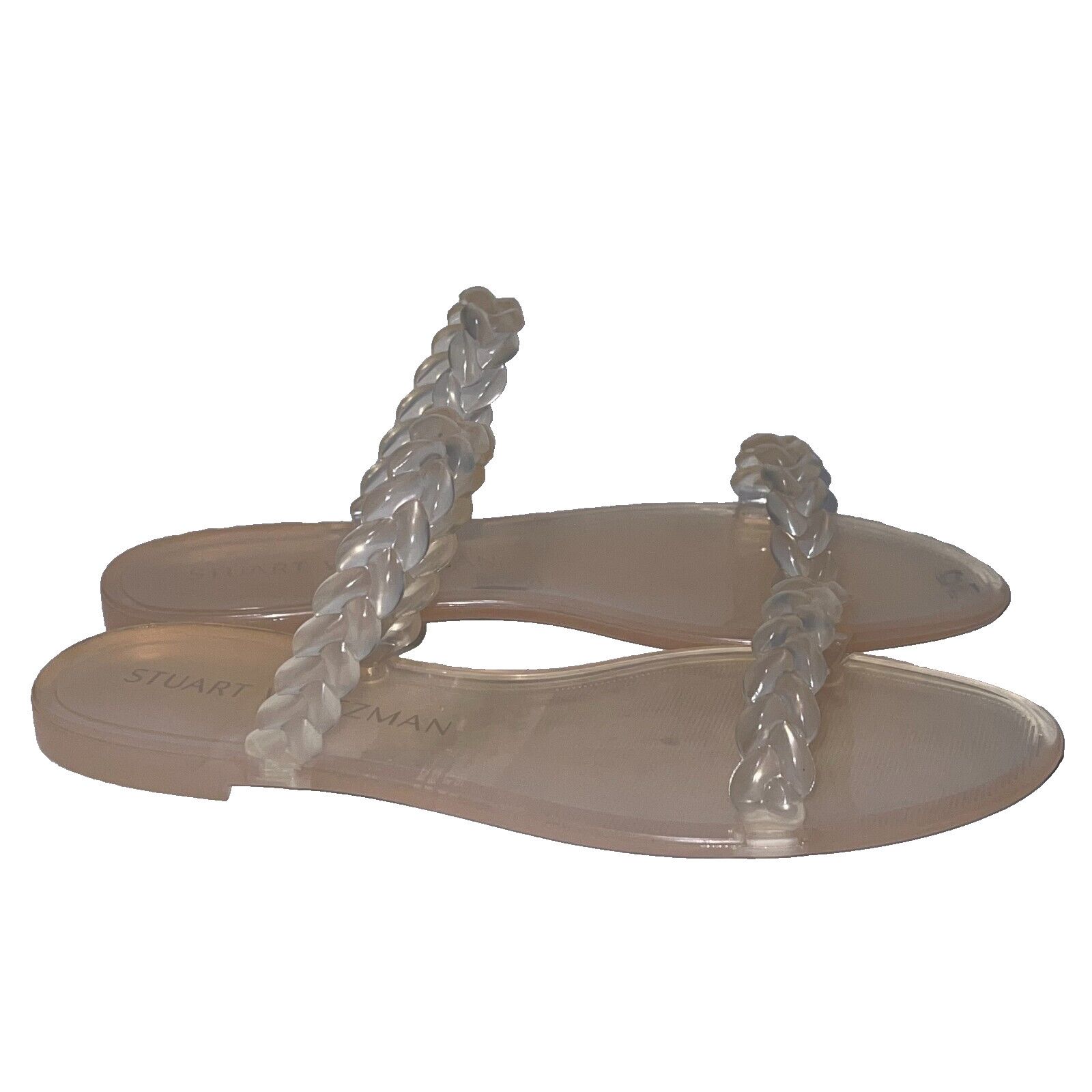 Stuart Weitzman STUART WEITZMAN Braided Sawyer Round Toe Slip On Sandals 8 B Size US 8 / IT 38 - 1 Thumbnail