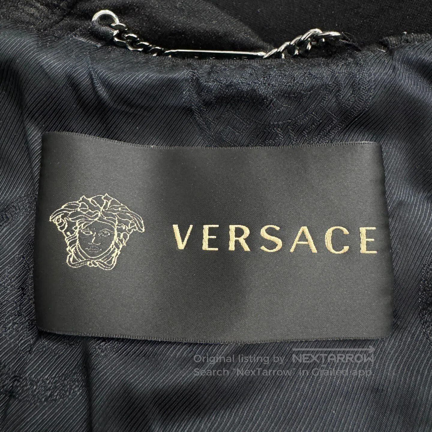 Versace Versace Sheepskin-stitched space cotton jacket| Size US M / EU 48-50 / 2 - 3 Thumbnail