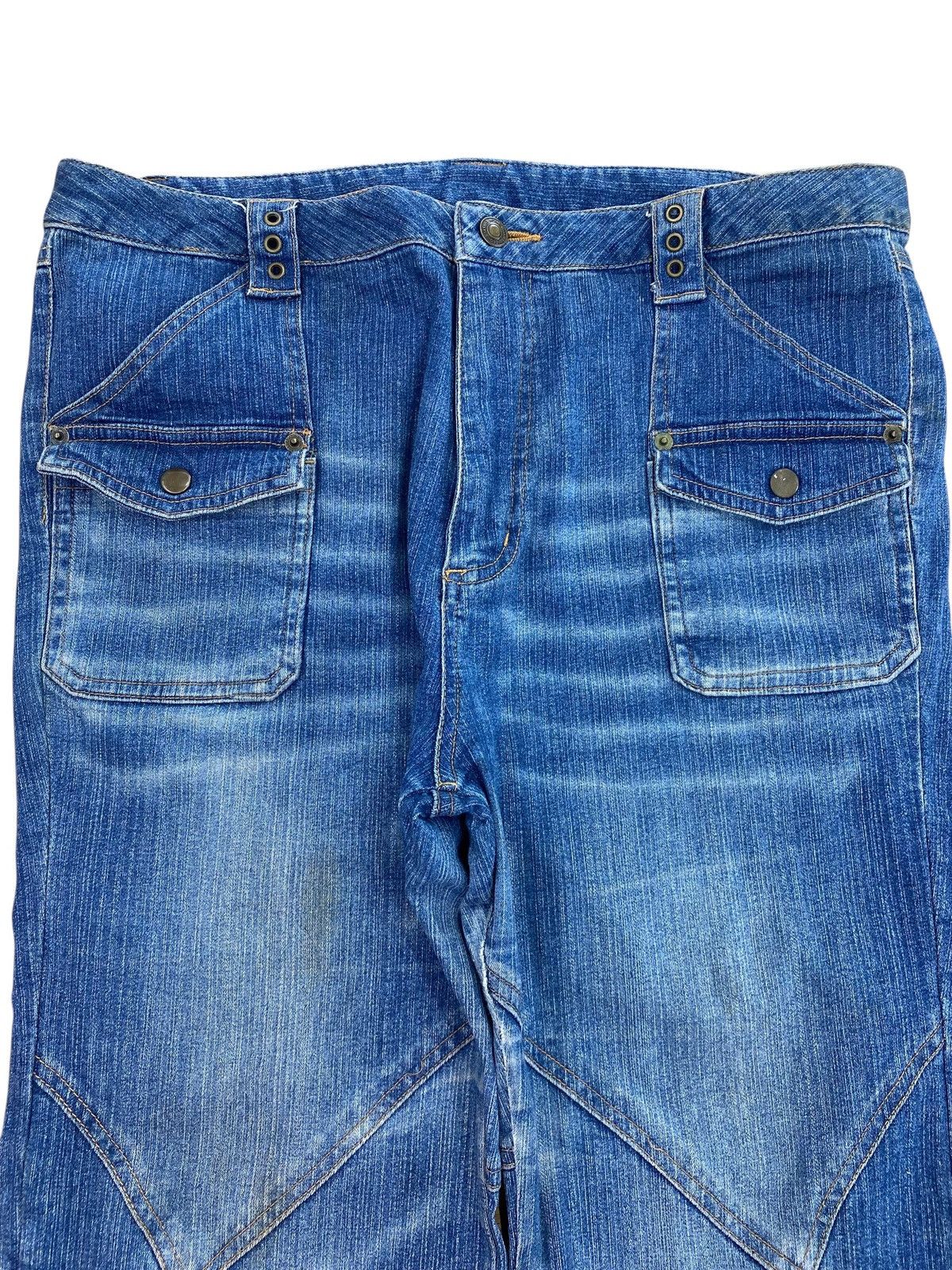 Japanese Brand Japanese Brand Bush Pants Whiskers Style Jeans Size US 35 - 2 Thumbnail