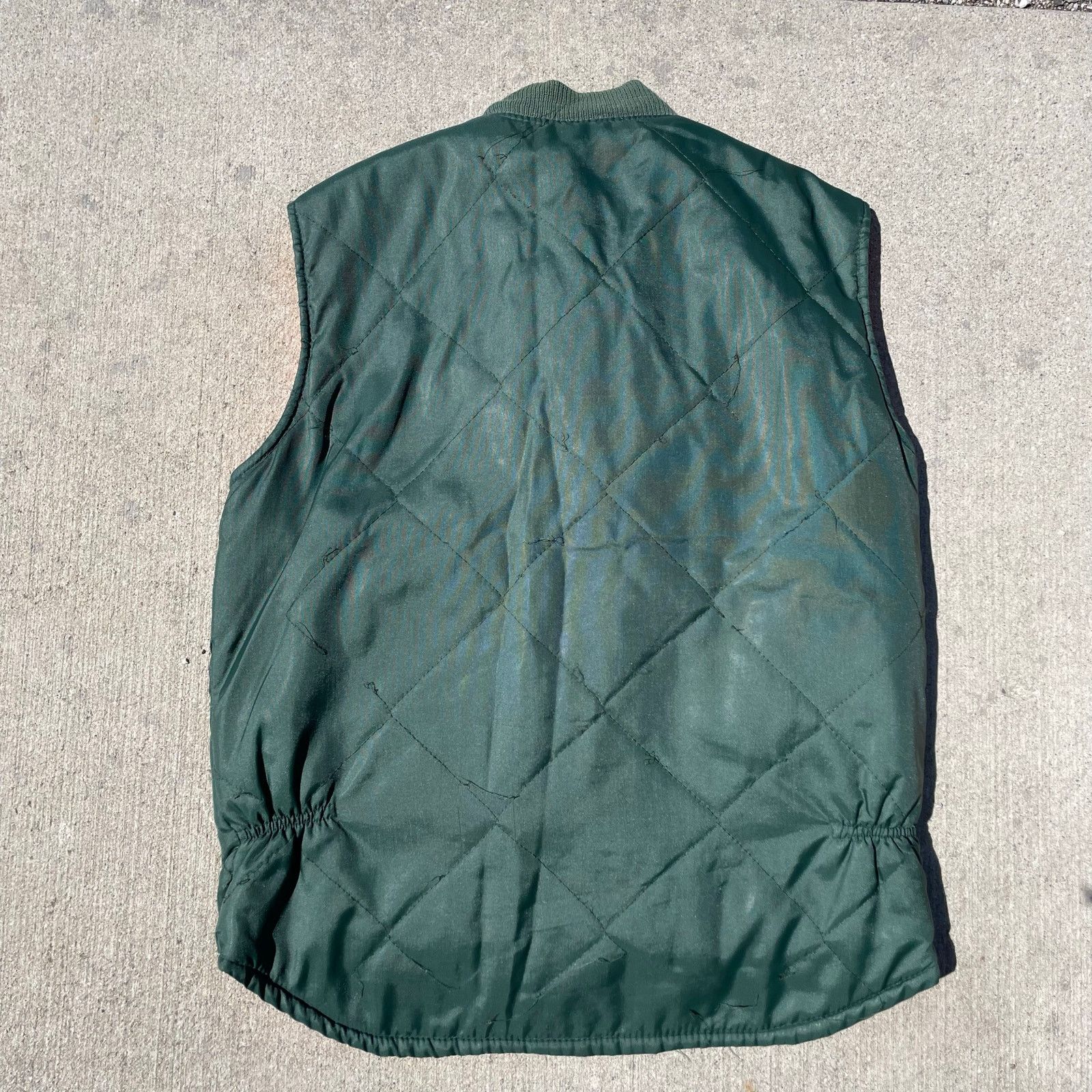Vintage Hunting Vest 50s 60s Reversible Green Orange EMAR Zipper M Size US M / EU 48-50 / 2 - 2 Thumbnail