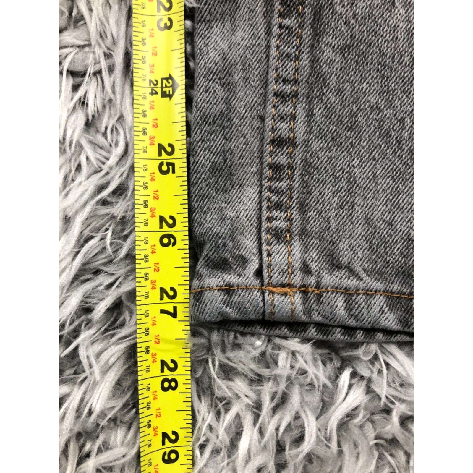 Bershka Bershka Jeans Denim Mom Jeans Size 4 Womens Medium Wash Charcoal Gray Regular Rise 28 in 5-Pocket Belt Loops Practice: Zip Size 27" / US 4 / IT 40 - 3 Thumbnail