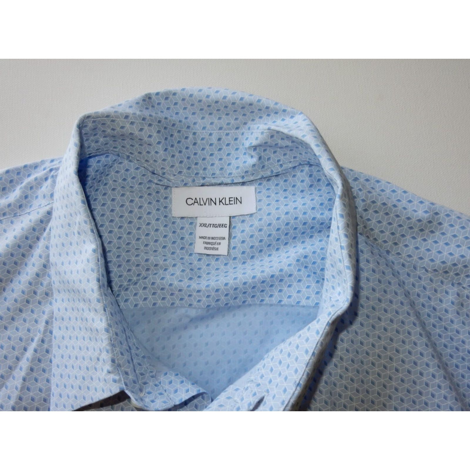 Calvin Klein Calvin Klein Men's Long Sleeve Button Front Shirt XXL Size US XXL / EU 58 / 5 - 4 Thumbnail