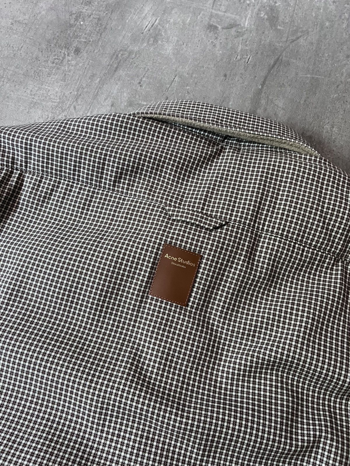 Acne Studios Acne Studios Reversible plaid fleece overshirt jacket Size US L / EU 52-54 / 3 - 3 Thumbnail