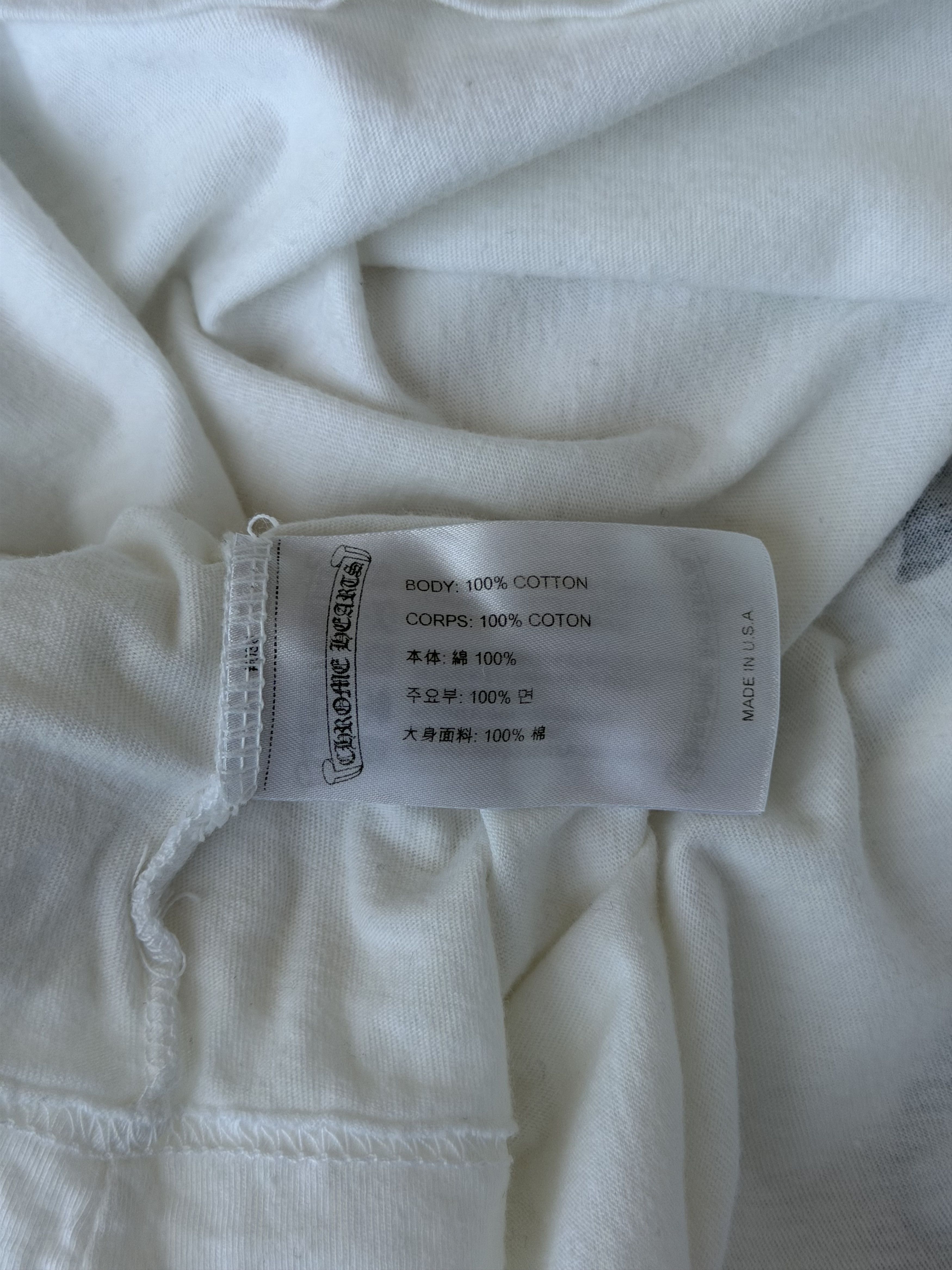 Chrome Hearts Chrome Hearts White & Multicolor Cross Longsleeve T-Shirt Size US XL / EU 56 / 4 - 4 Thumbnail