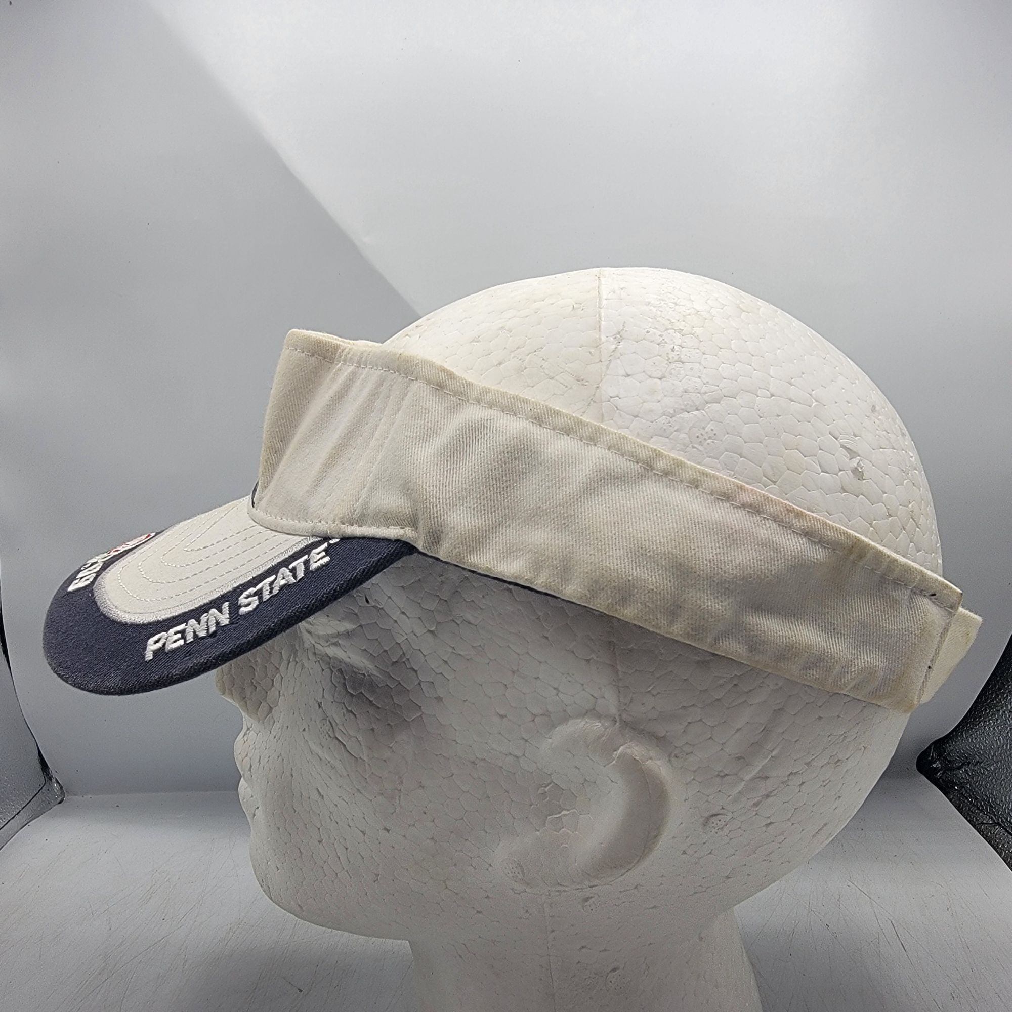 Other 2009 Rose Bowl Penn State Adults White Blue Visor Hat Gameda Size ONE SIZE - 2 Thumbnail