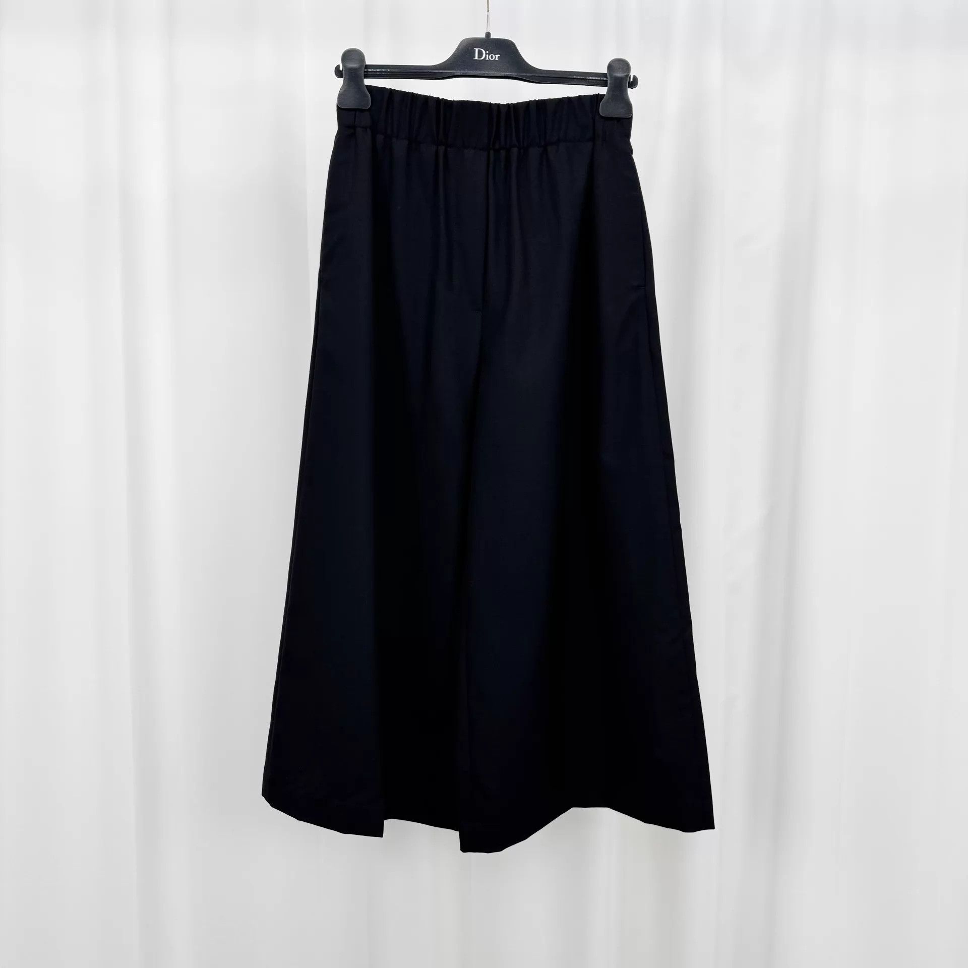 Loewe Loewe Black Wool Wide Leg Pants S Size 26" / US 2 / IT 38 - 1 Thumbnail