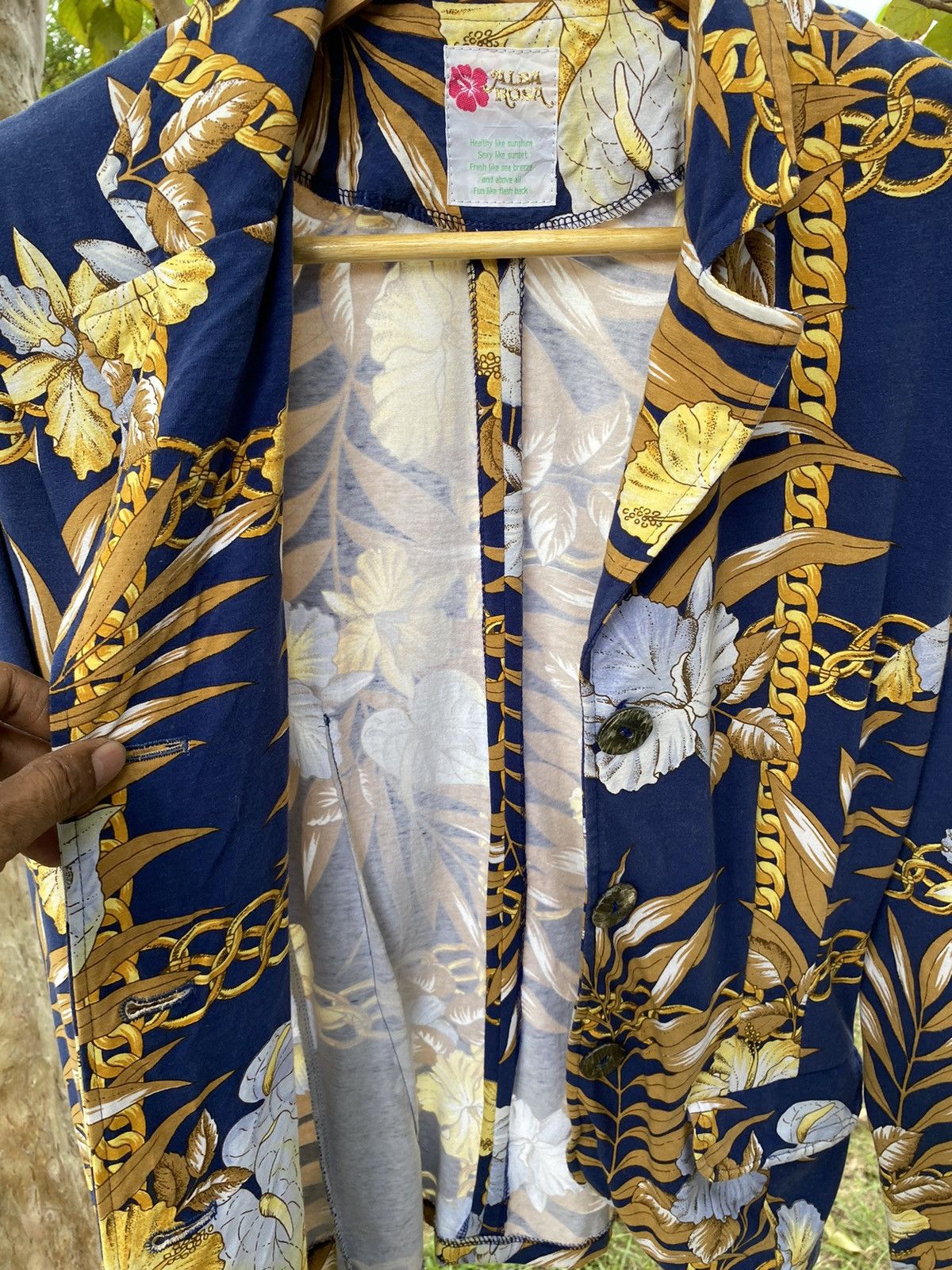 ALBA × Designer × Japanese Brand Alba Rosa Floral Women’s Jacket Size M / US 6-8 / IT 42-44 - 11 Thumbnail