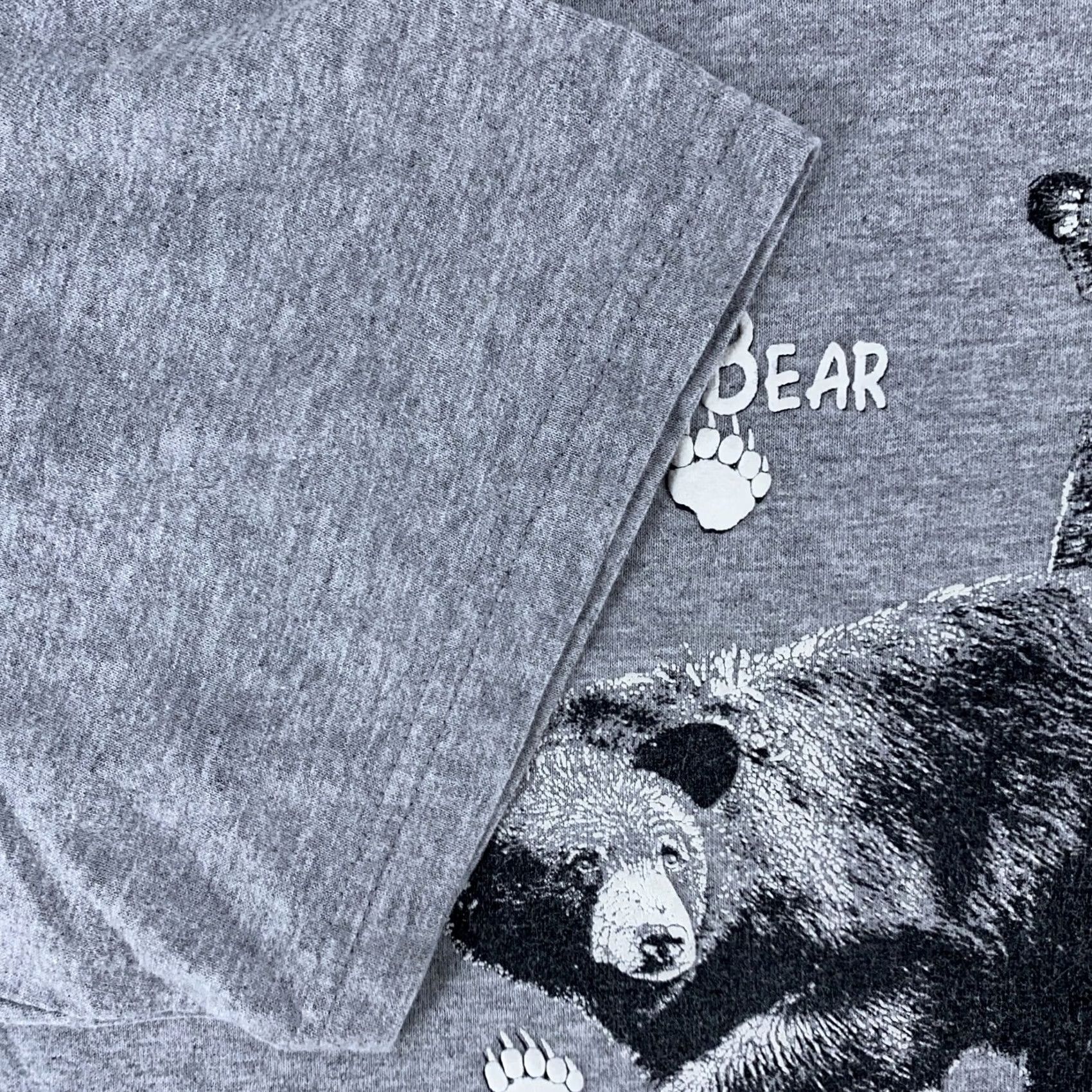 Hanes VINTAGE Black Bear Shirt Mens M Gray Cotton Blend 90s Nature Wildlife Graphic Yogi Bear Crew Neck Short Sleeve Hanes Size US M / EU 48-50 / 2 - 4 Thumbnail