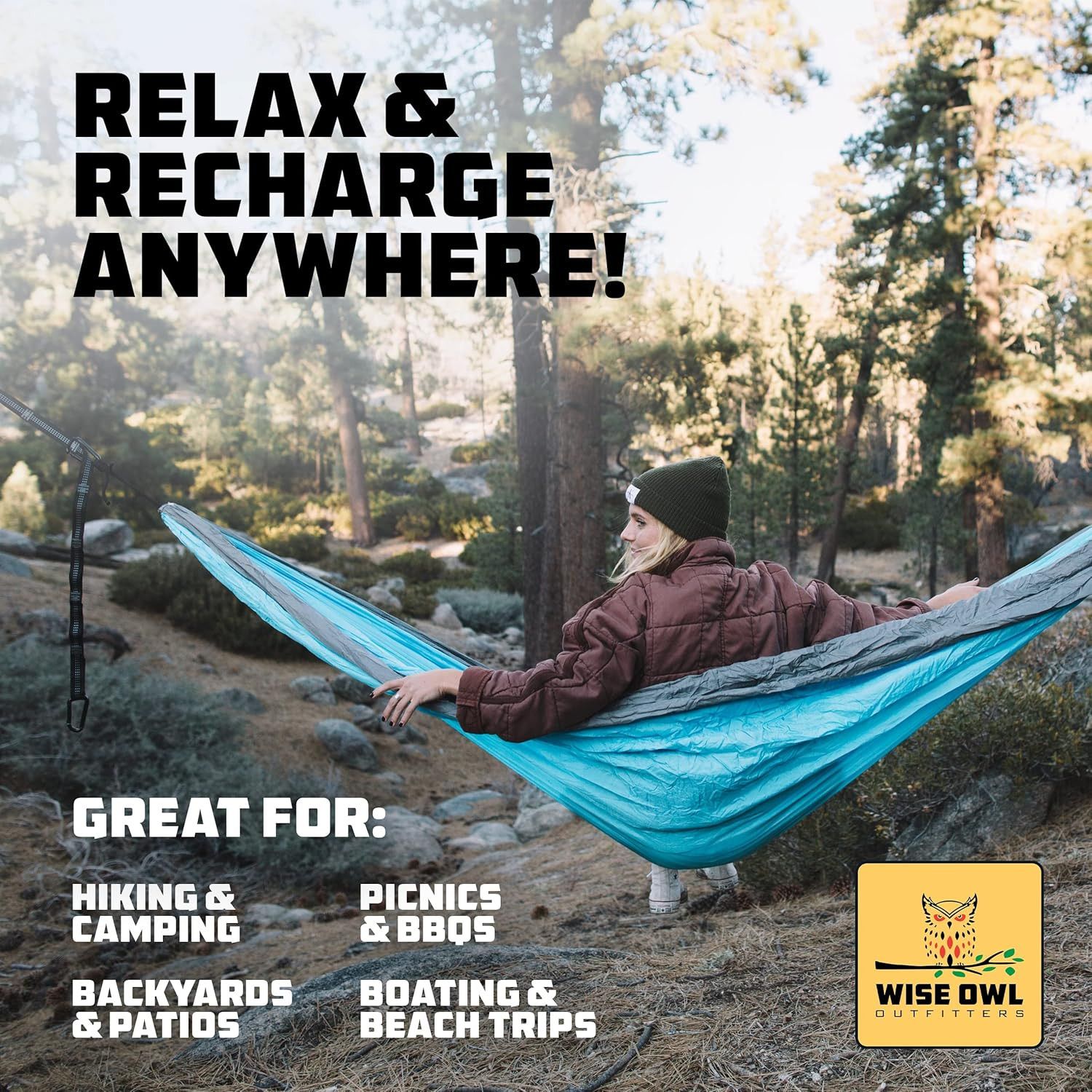 Other Wise Owl Outfitters - Large Hammock - Brand New Size ONE SIZE - 7 Thumbnail