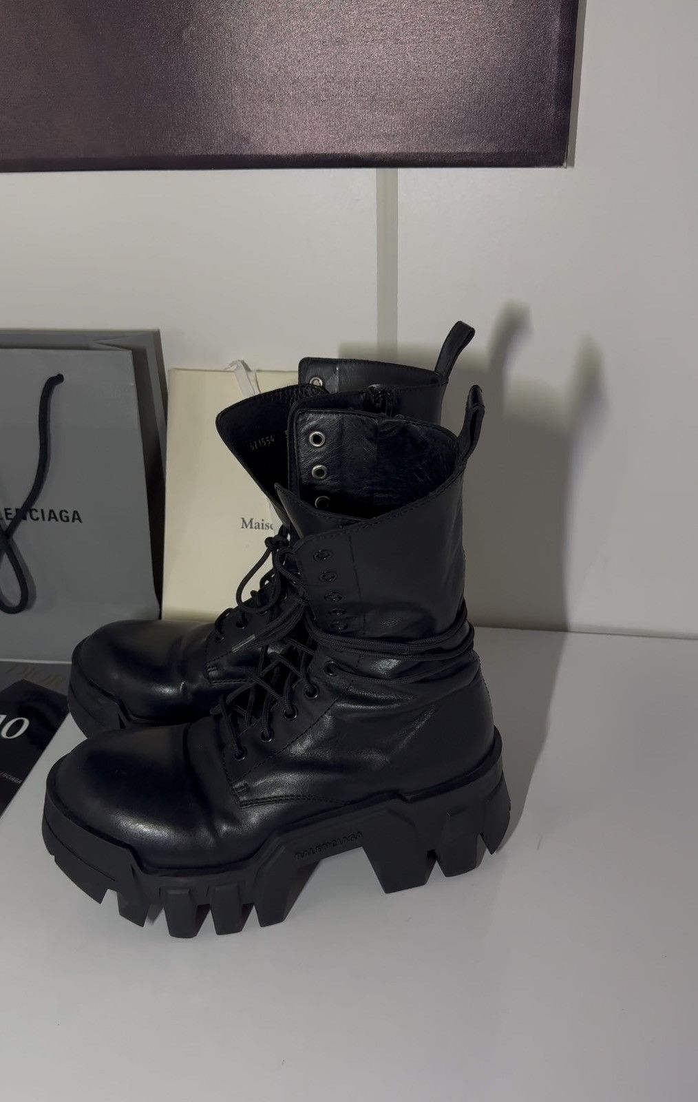 Balenciaga Balenciaga sketch bulldozer boots 41 | Grailed
