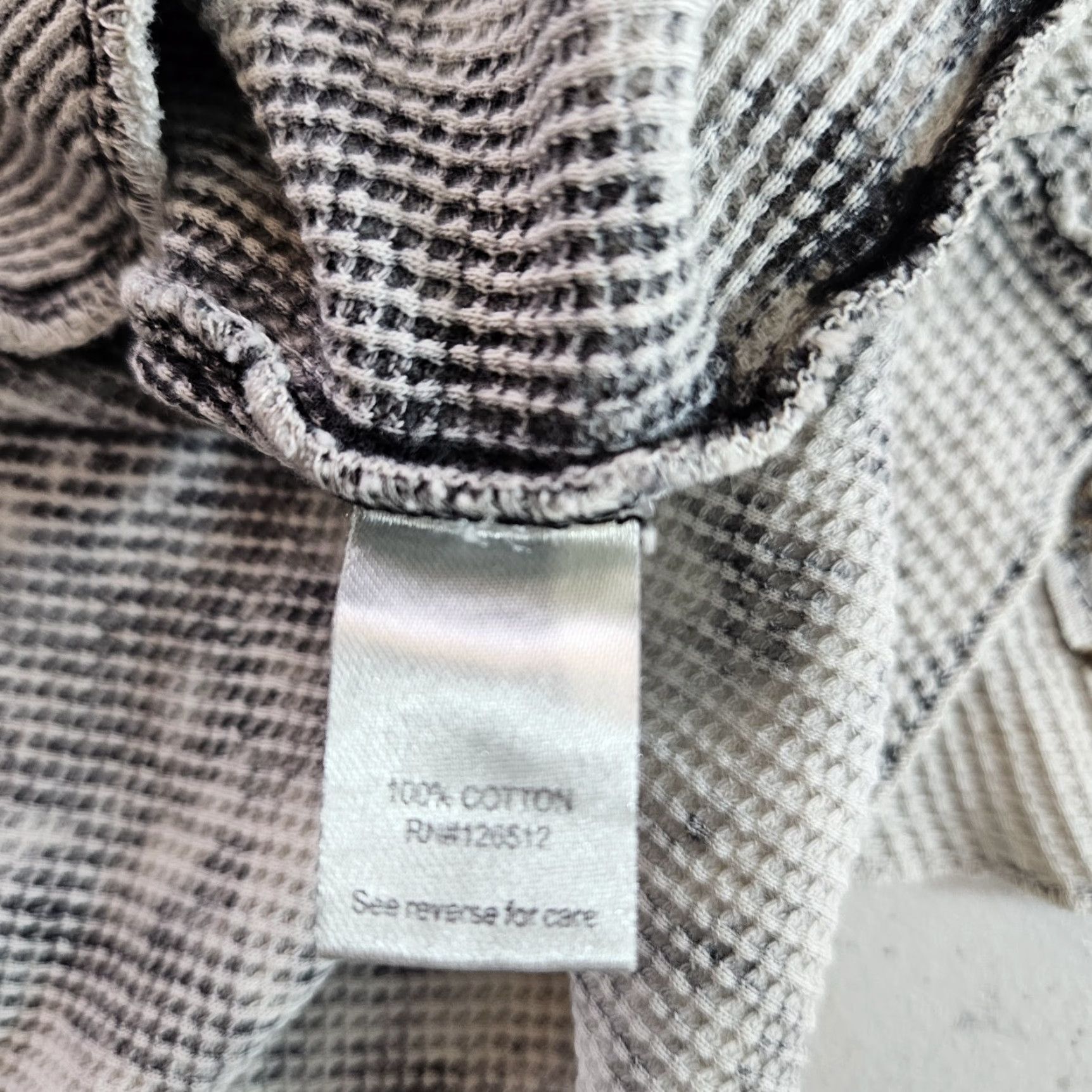 Vintage VINTAGE Aratta Silent Journey Cardigan Womens Waffle Knit Gray Cotton Sz M Size M / US 6-8 / IT 42-44 - 4 Thumbnail