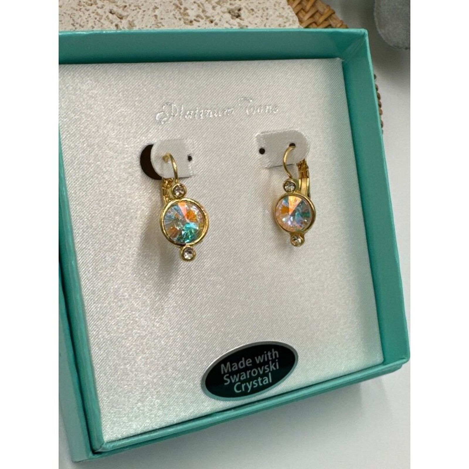 Swarovski Swarovski Iridescent Crystal Dangle Earrings New in Box Size ONE SIZE - 2 Thumbnail