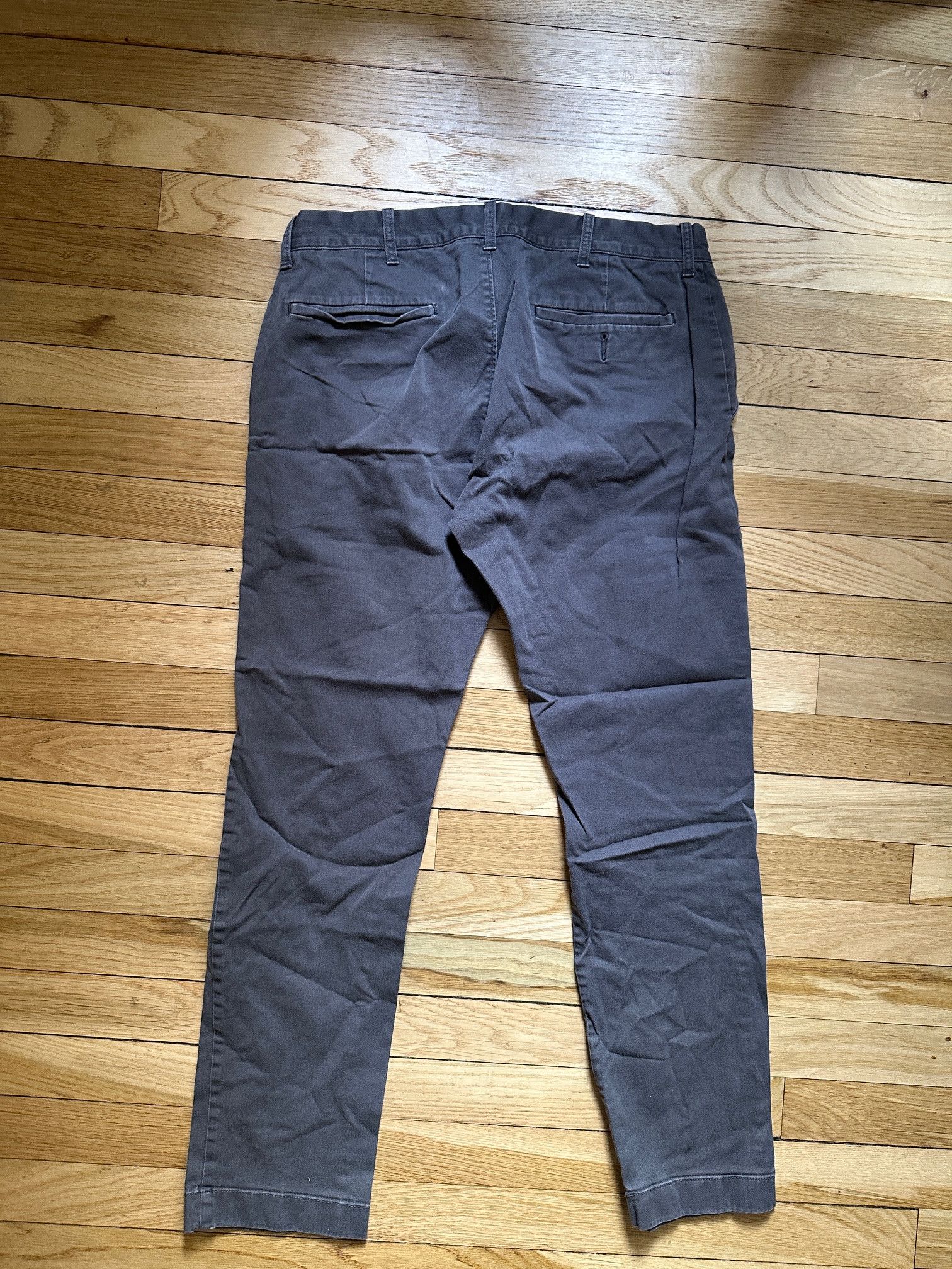 J.Crew J. Crew Flex Slim Fit Pants 30x30 Gray Grey Stretch Chino Size US 30 / EU 46 - 5 Thumbnail