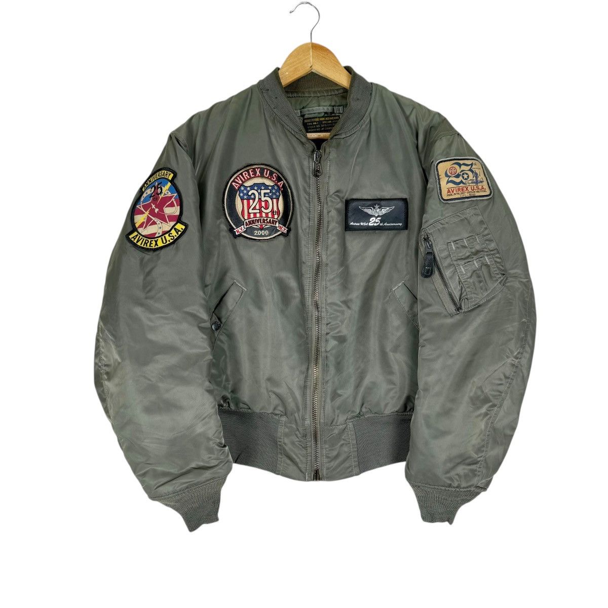 Avirex ☀️AVIREX LTD ANNIVERSARY MA -1 BOMBER JACKET Size US M / EU 48-50 / 2 - 4 Thumbnail
