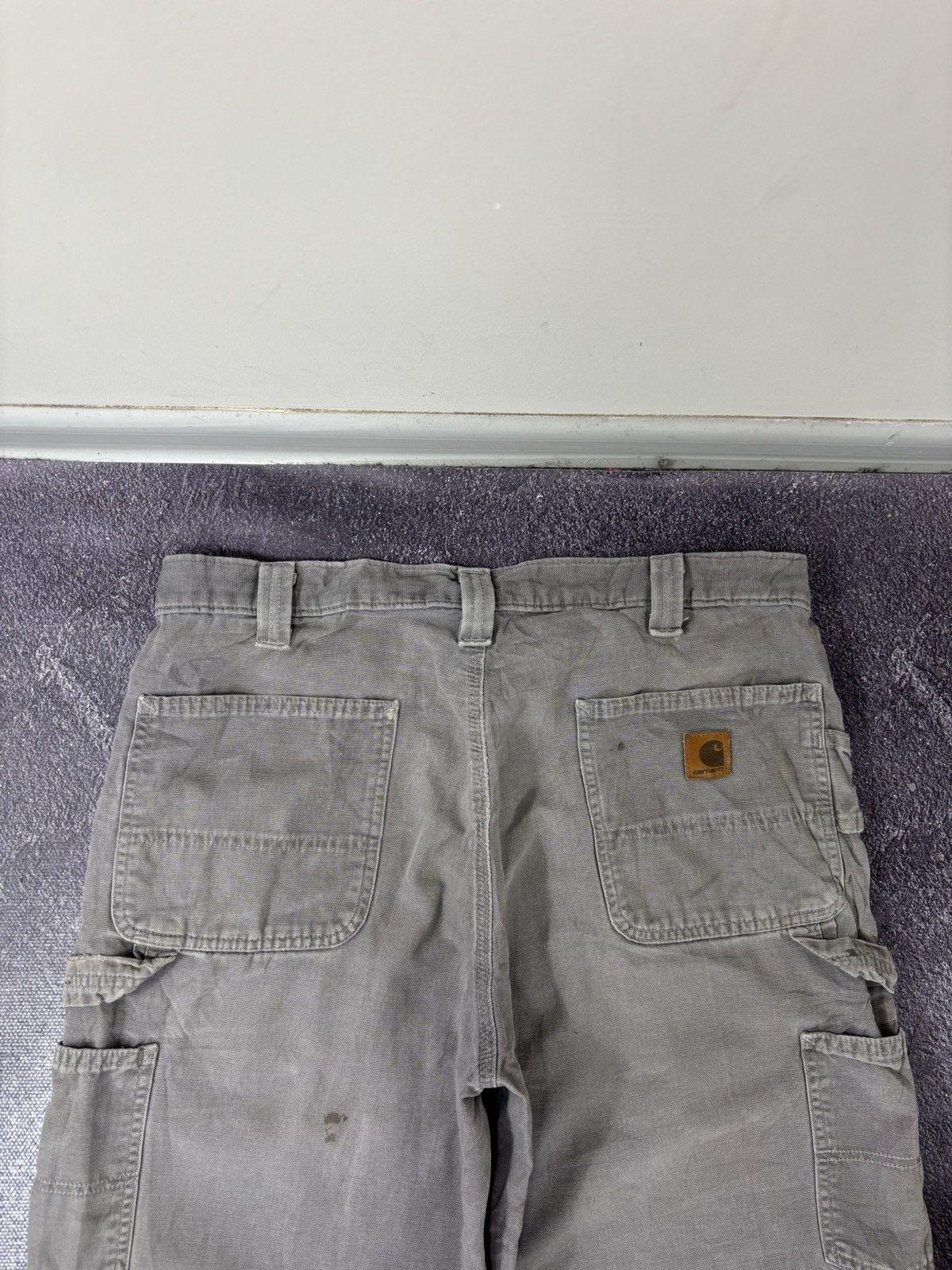 Carhartt Vintage Carhartt Y2K Workwear Grey Hype Skate Baggy Shorts Size US 36 / EU 52 - 6 Thumbnail