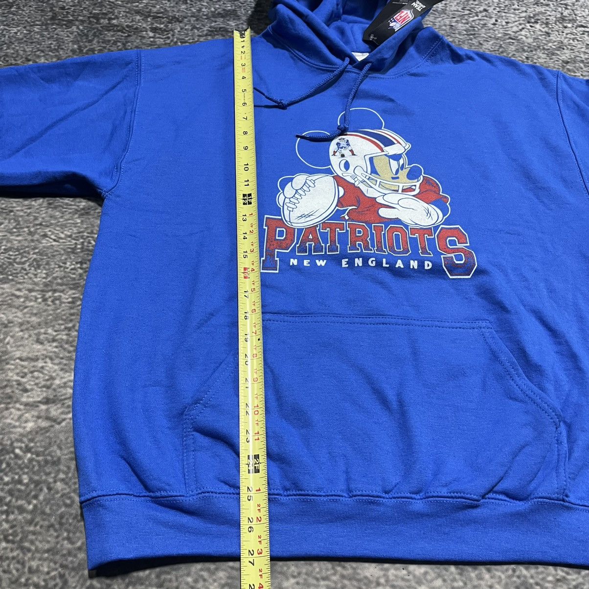 Junk Food New England Patriots Mickey Mouse Disney Hoodie Sweatshirt Size US L / EU 52-54 / 3 - 9 Thumbnail