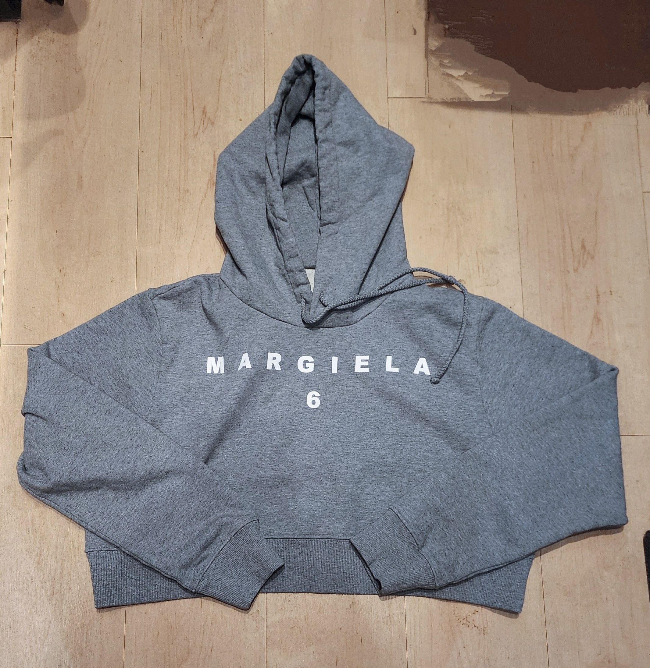 image of Mm6 Maison Margiela X Ssense Exclusive Gray Cotton Hoodie in Grey, Men's (Size XL)