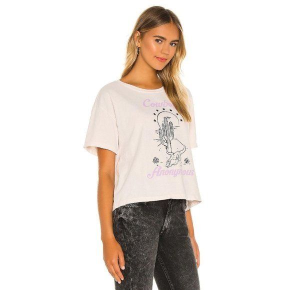 REVOLVE Tularosa Cypress Tee Cowboys Graphic Print Cotton T-Shirt Size XS / US 0-2 / IT 36-38 - 2 Thumbnail