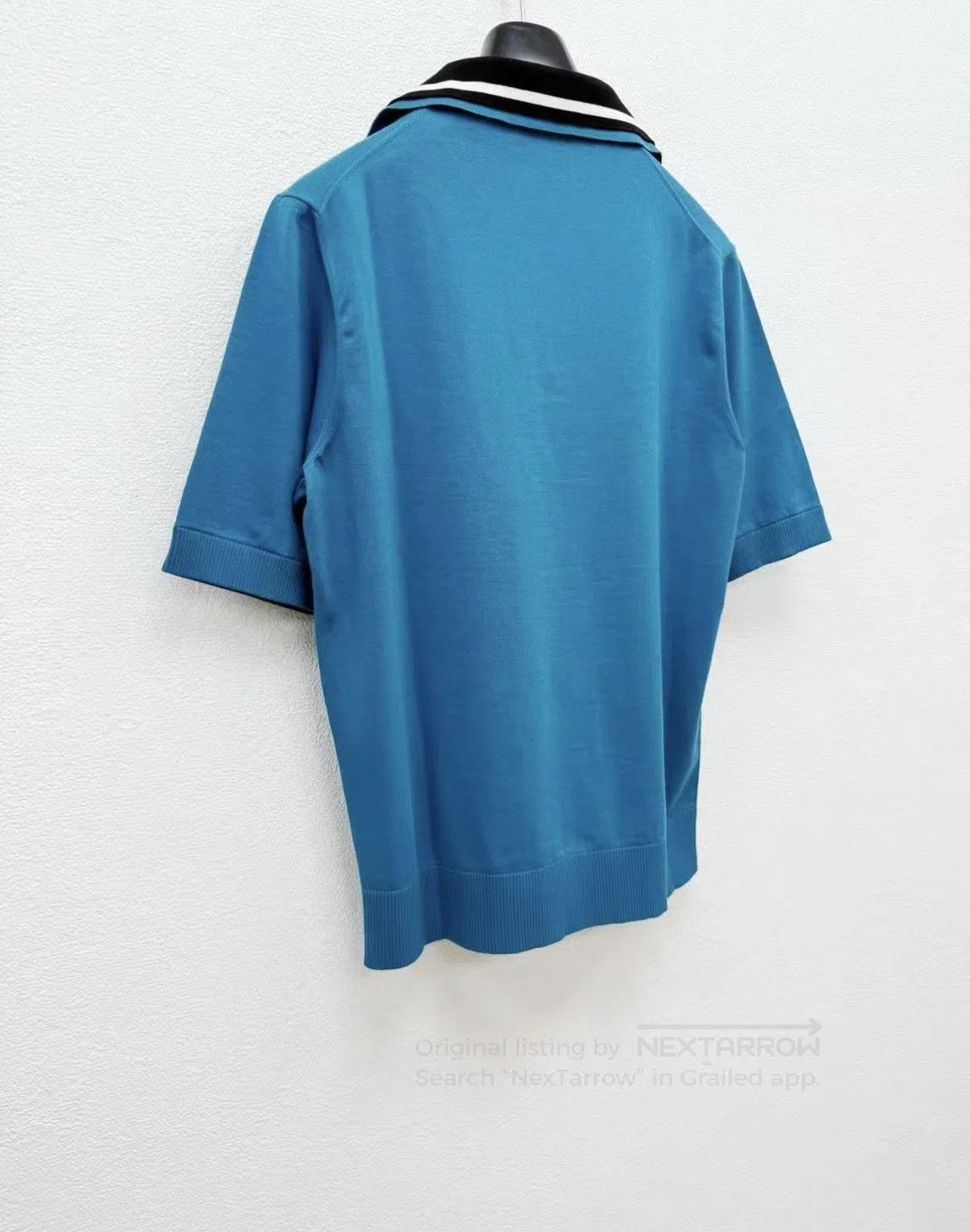 Dolce & Gabbana Blue Short-Sleeve Polo Shirt. Size US S / EU 44-46 / 1 - 4 Thumbnail