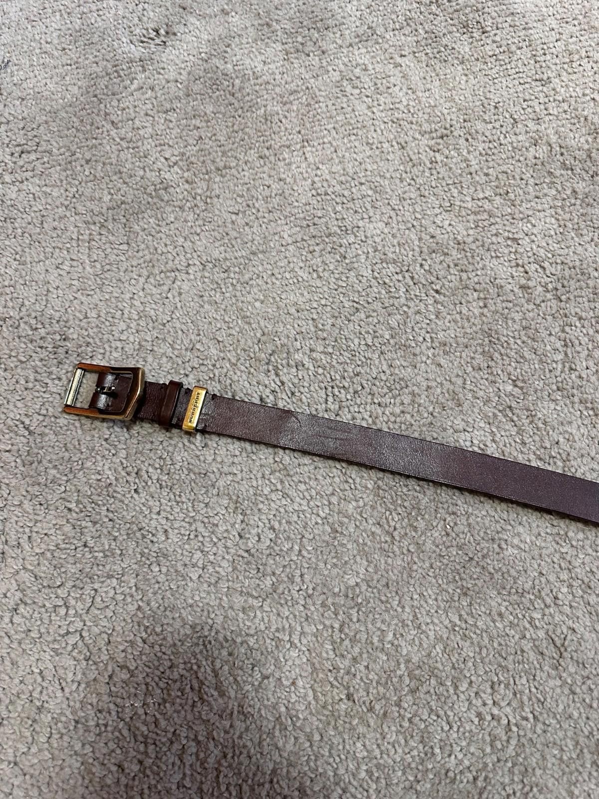 Burberry Burberry Brown Leather Belt 36/90 Size ONE SIZE - 5 Thumbnail