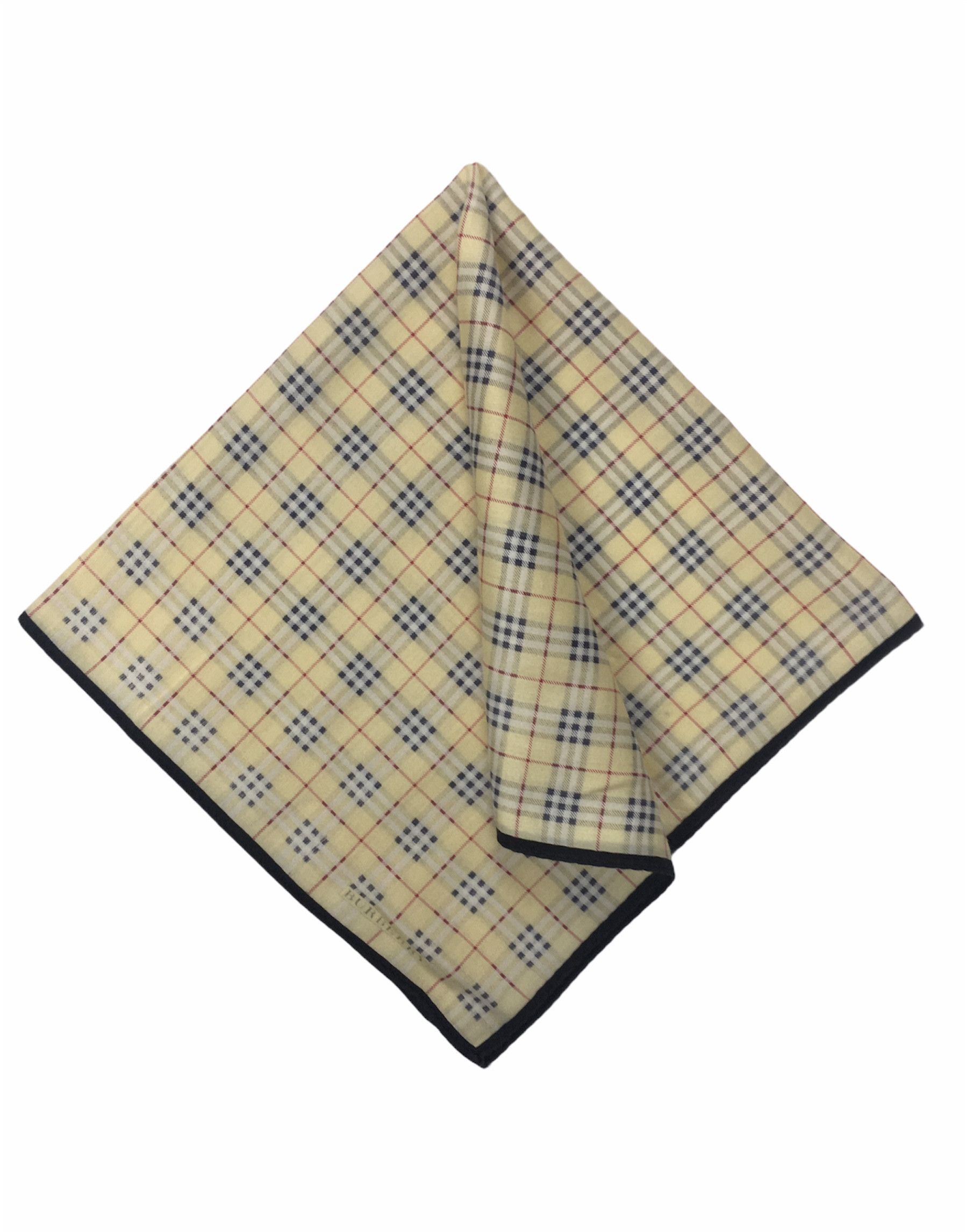 Burberry Burberry Novacheck Handkerchief Bandana Neckerchief HKC0072 Size ONE SIZE - 1 Thumbnail