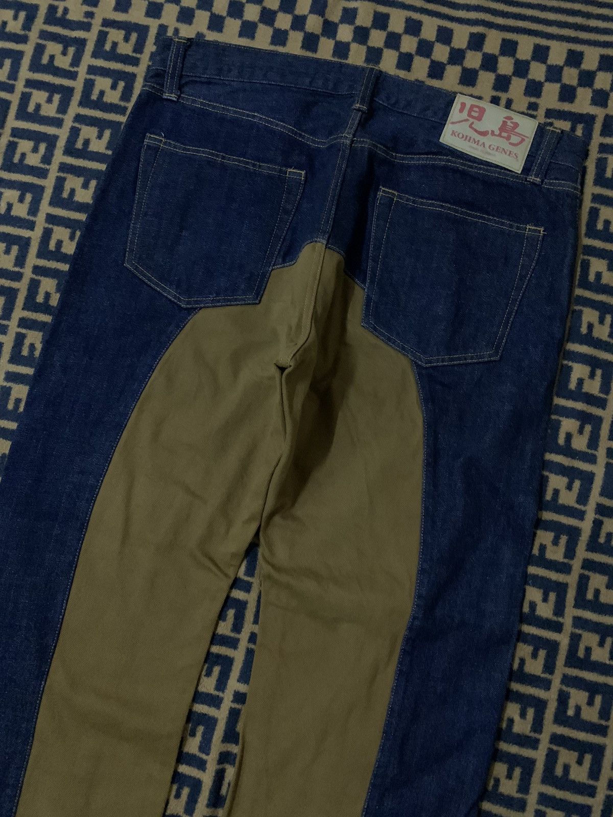 KOJIMA GENES 💥Kojima Genes Japan Patchwork Denim Size US 36 / EU 52 - 2 Thumbnail