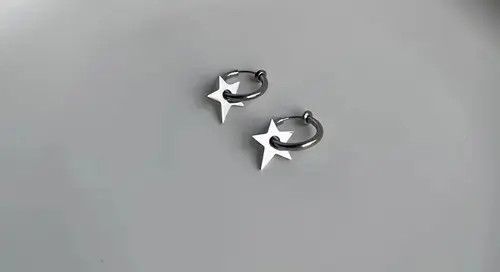 The World Is Small Retro star stud earrings Size ONE SIZE - 2 Thumbnail