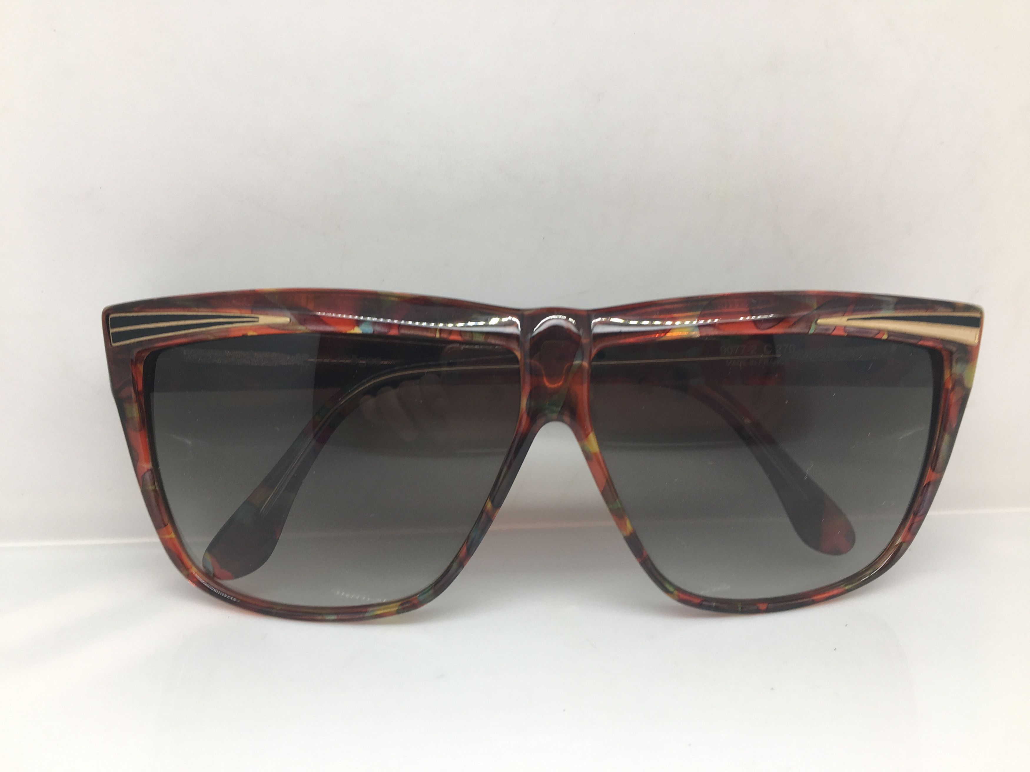 Courreges Vintage 70s Courreges 9077 Woman Oversize Sunglasses France Size ONE SIZE - 6 Thumbnail
