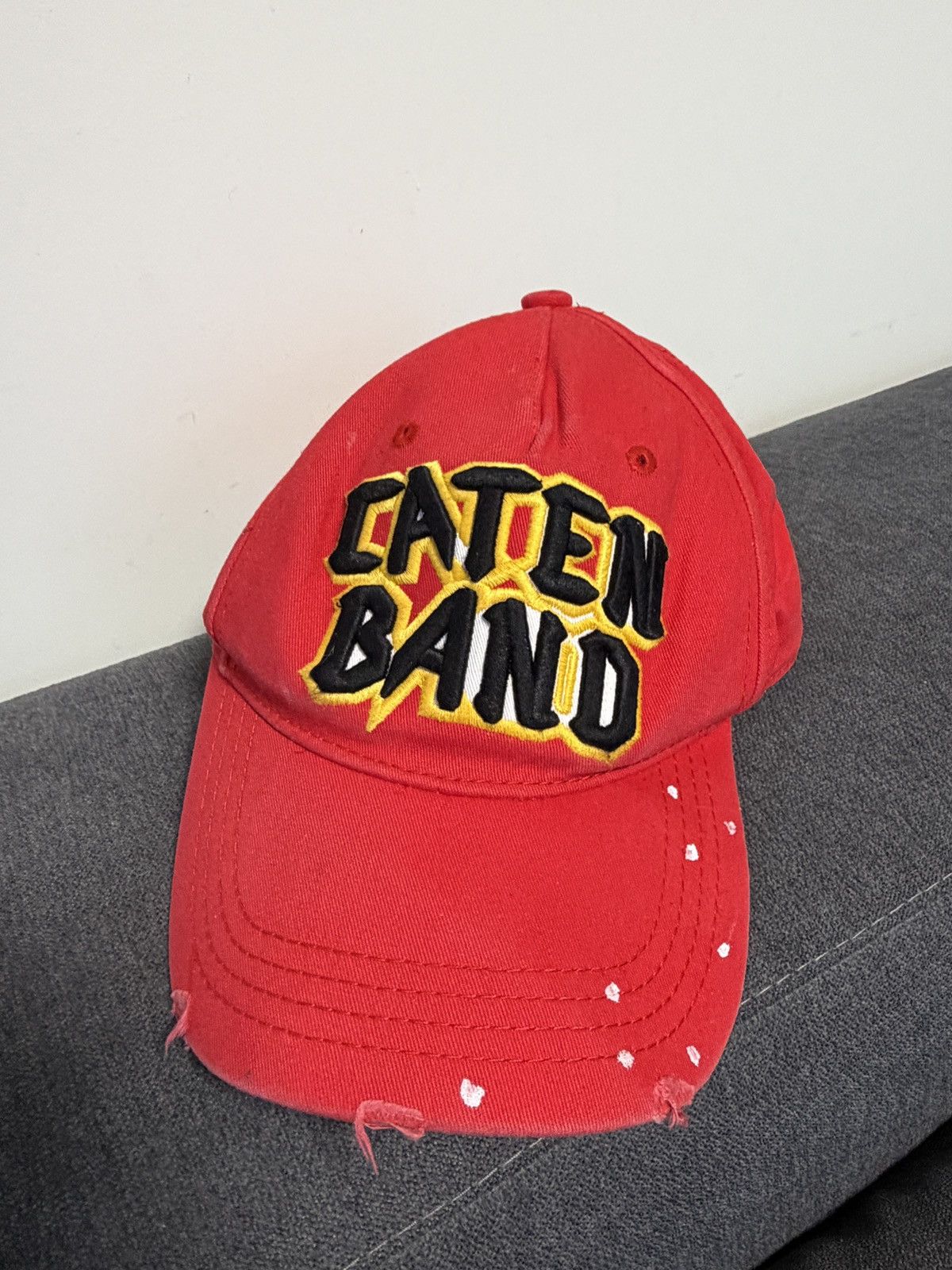 Dsquared2 DSQUARED2 Caten Band Red Cap Size ONE SIZE - 2 Thumbnail
