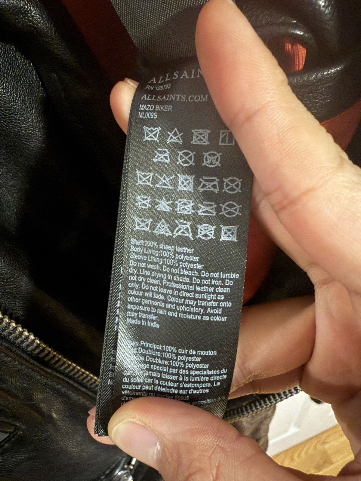 Allsaints Allsaints Mazo leather jacket Size US XS / EU 42 / 0 - 3 Thumbnail