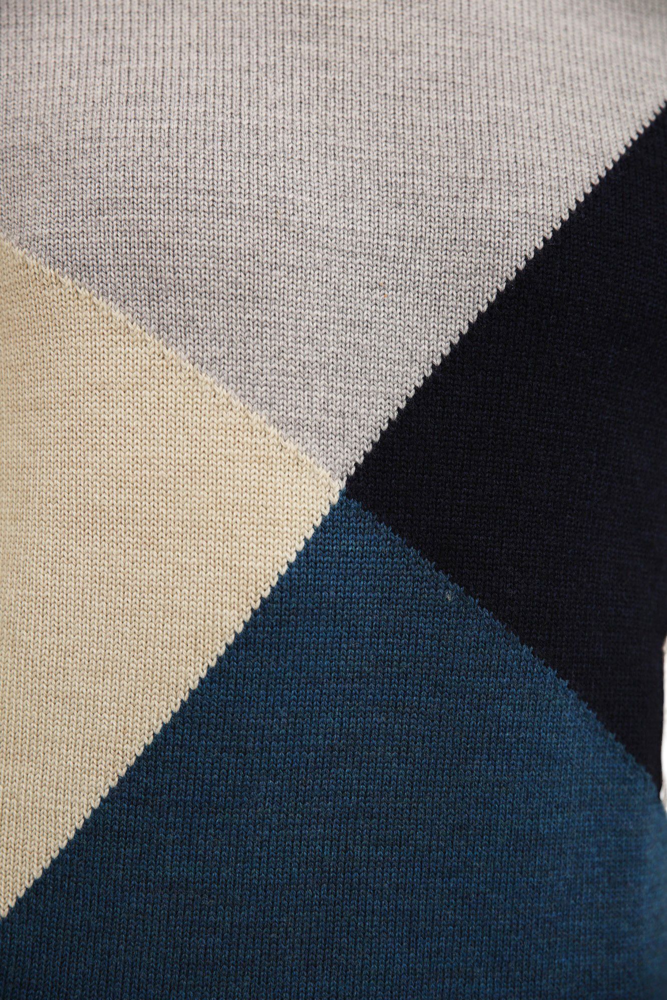 Raf Simons S/S 2000 Geometric Merino Wool Sweater Size US L / EU 52-54 / 3 - 6 Thumbnail