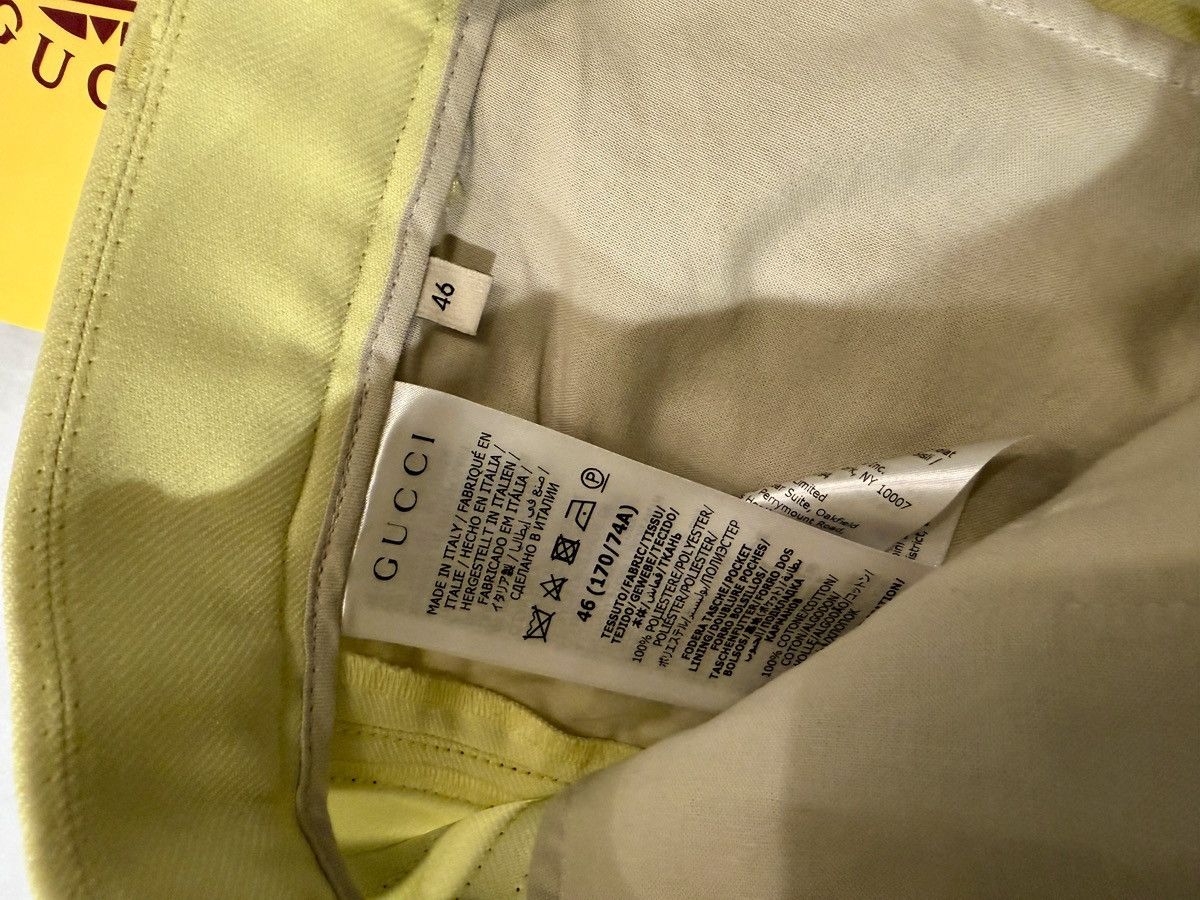 Adidas × Gucci Gucci x Adidas SS23 Yellow Striped Shorts (Size 46) Like New Size US 30 / EU 46 - 5 Thumbnail