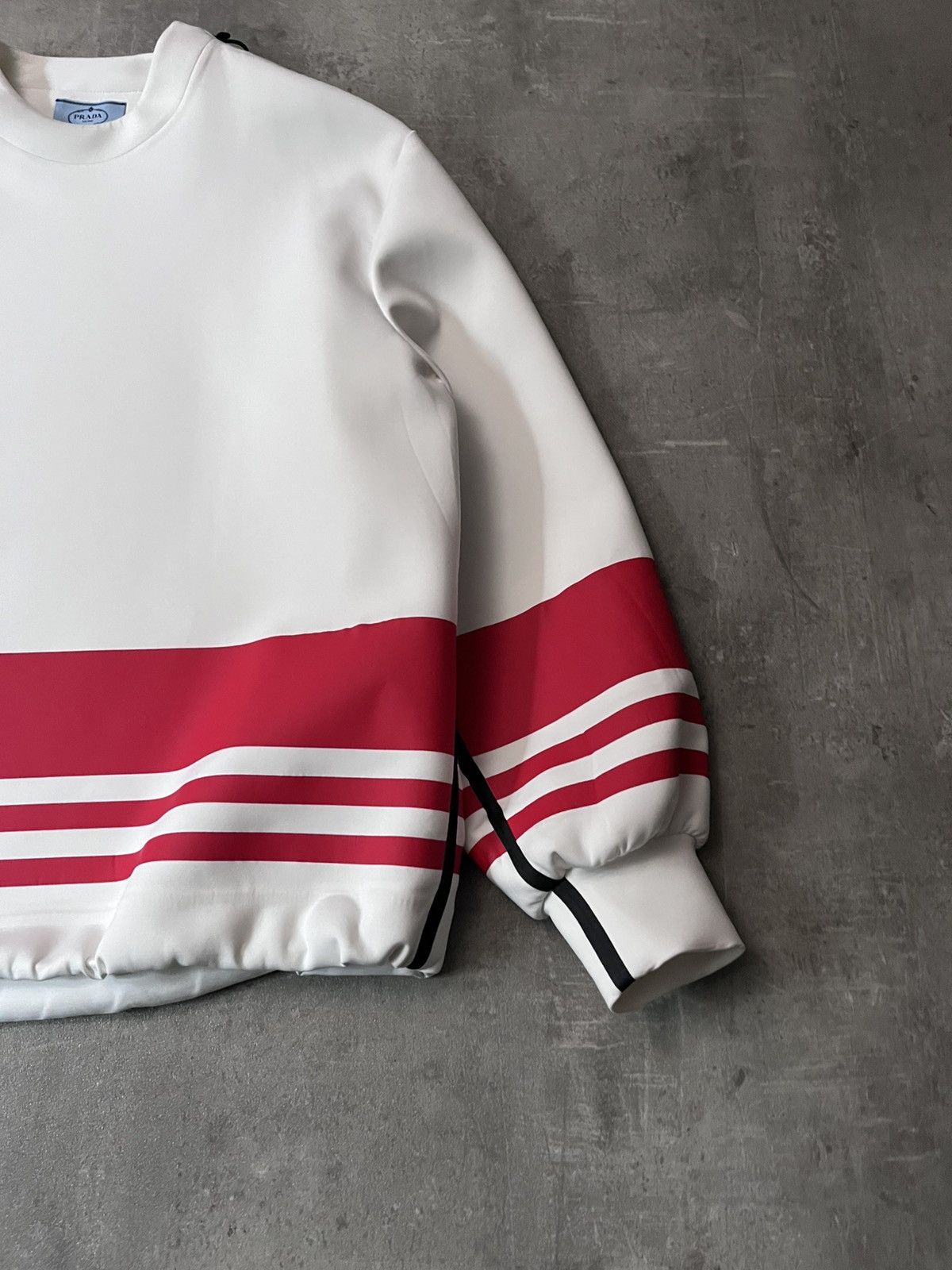 Prada Prada 2021 Ski sweatshirt white red very rare Size US M / EU 48-50 / 2 - 3 Thumbnail